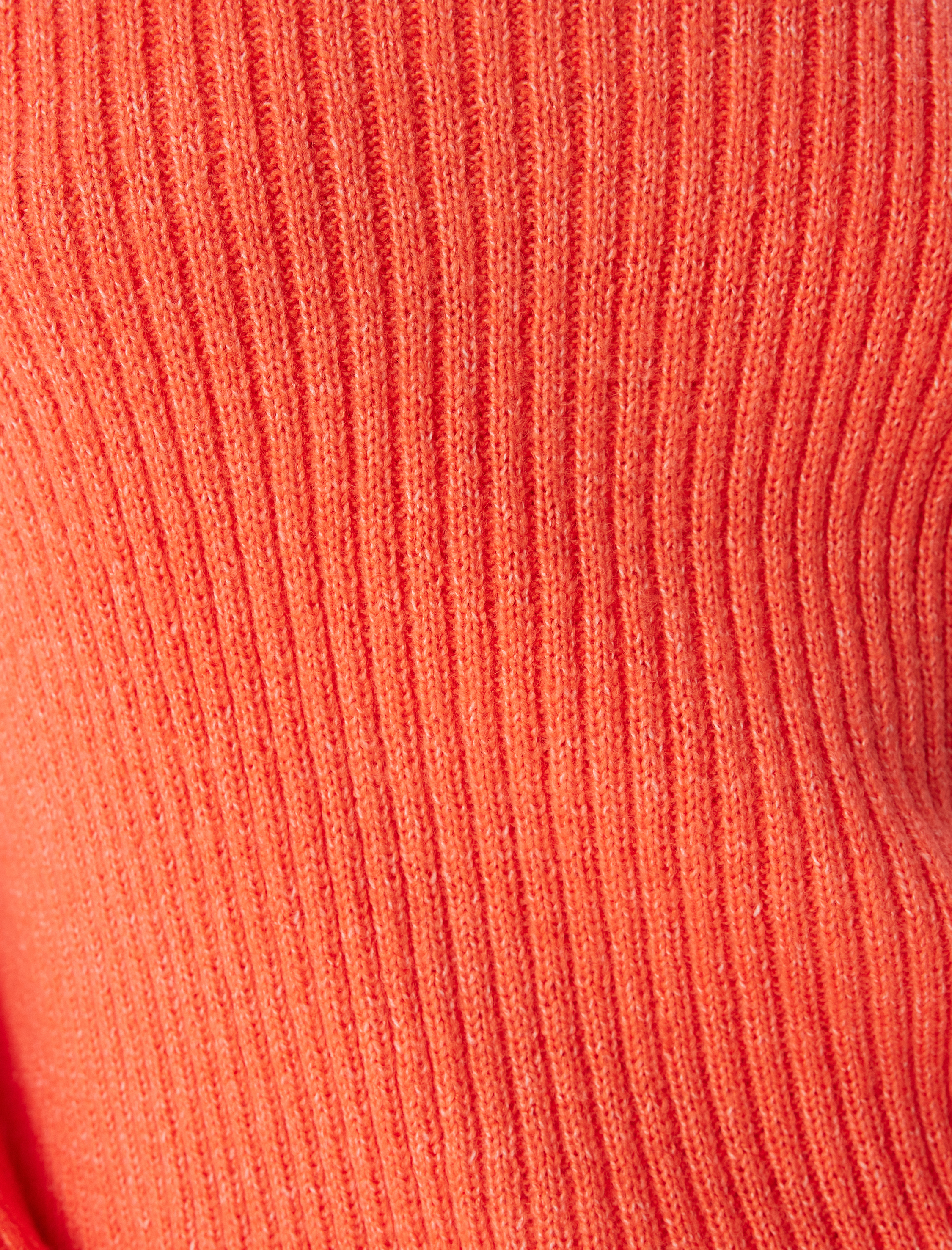   Oversize Triko Kazak Dik Yaka Uzun Kollu Dokulu