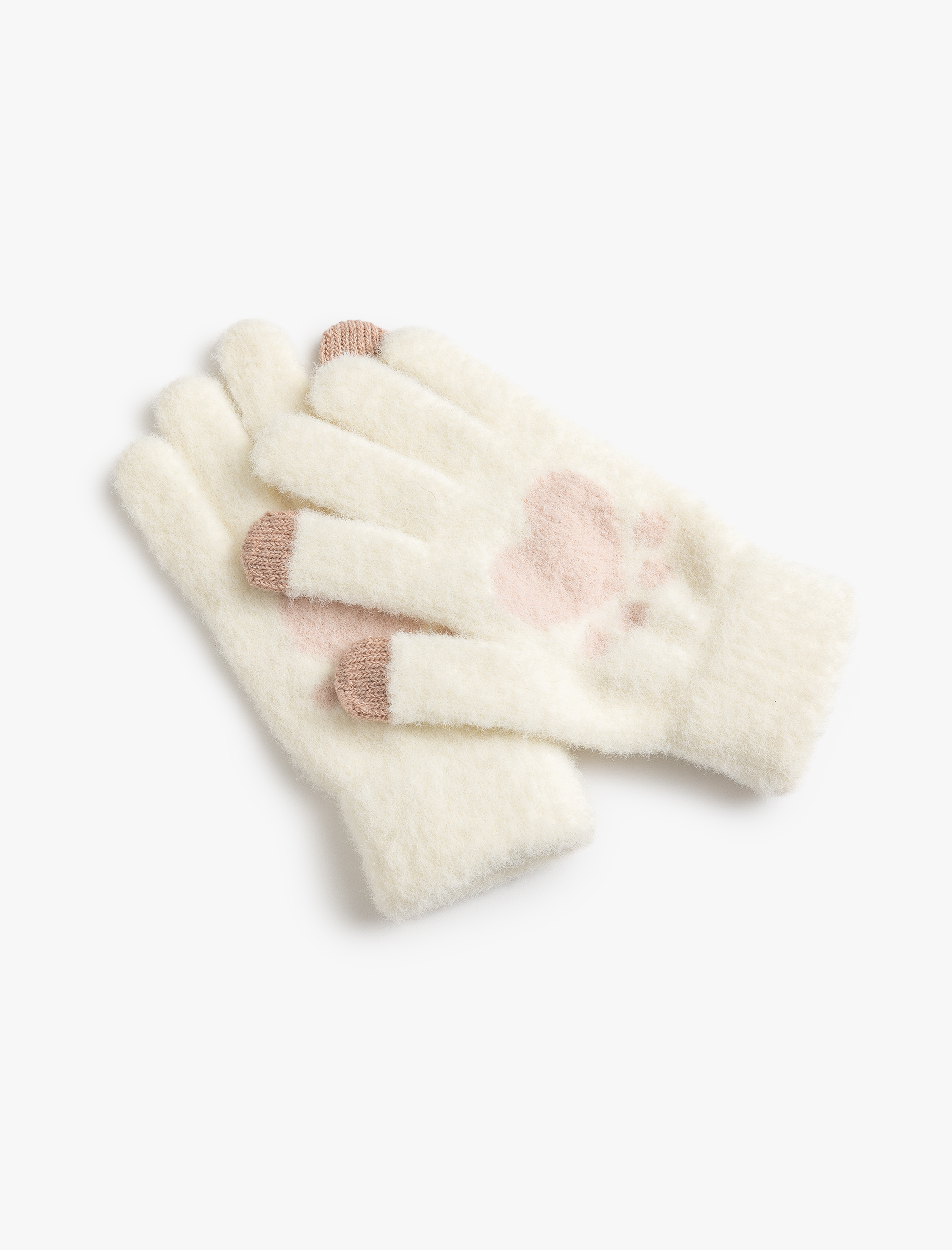  Kız Çocuk Peluş Eldiven