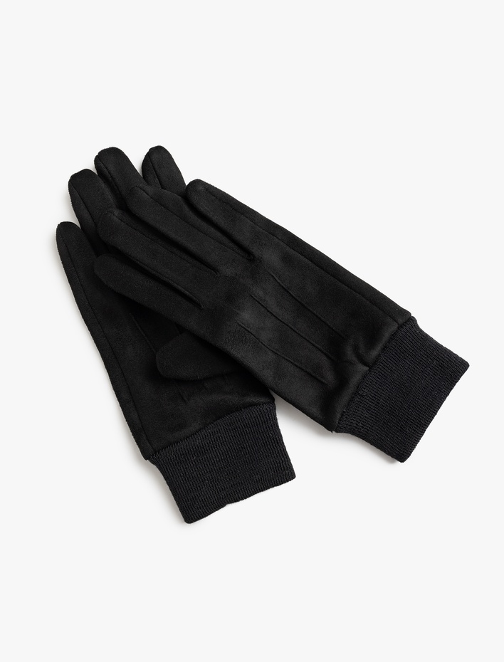 Erkek Süet Görünümlü Eldiven