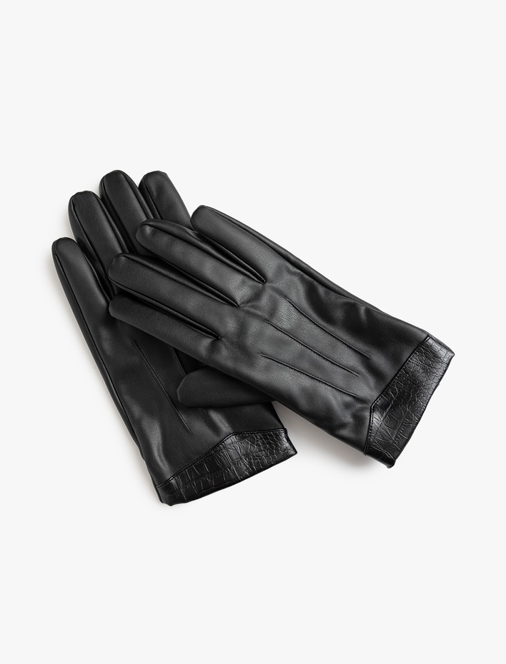 Erkek Suni Deri Eldiven