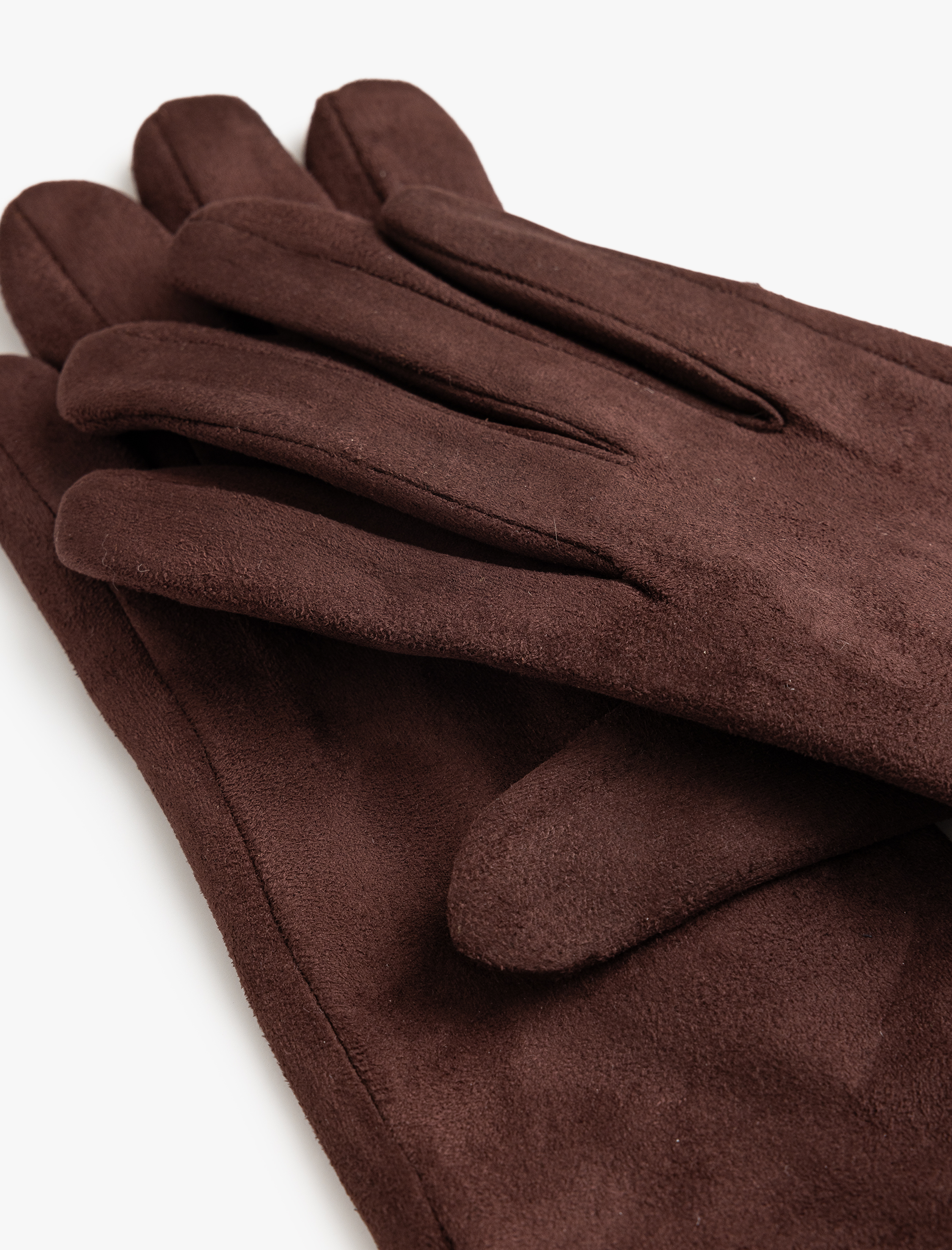  Kadın Eldiven Süet Görünümlü