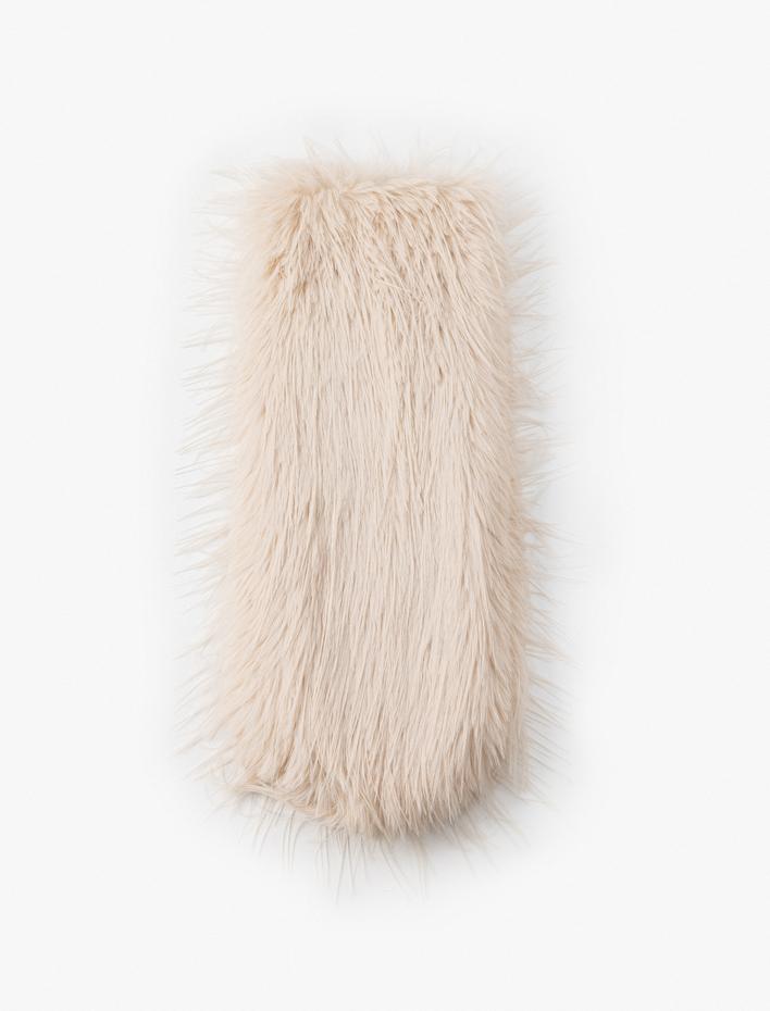 Kadın Peluş Atkı - Koton X Zeynep Bastık