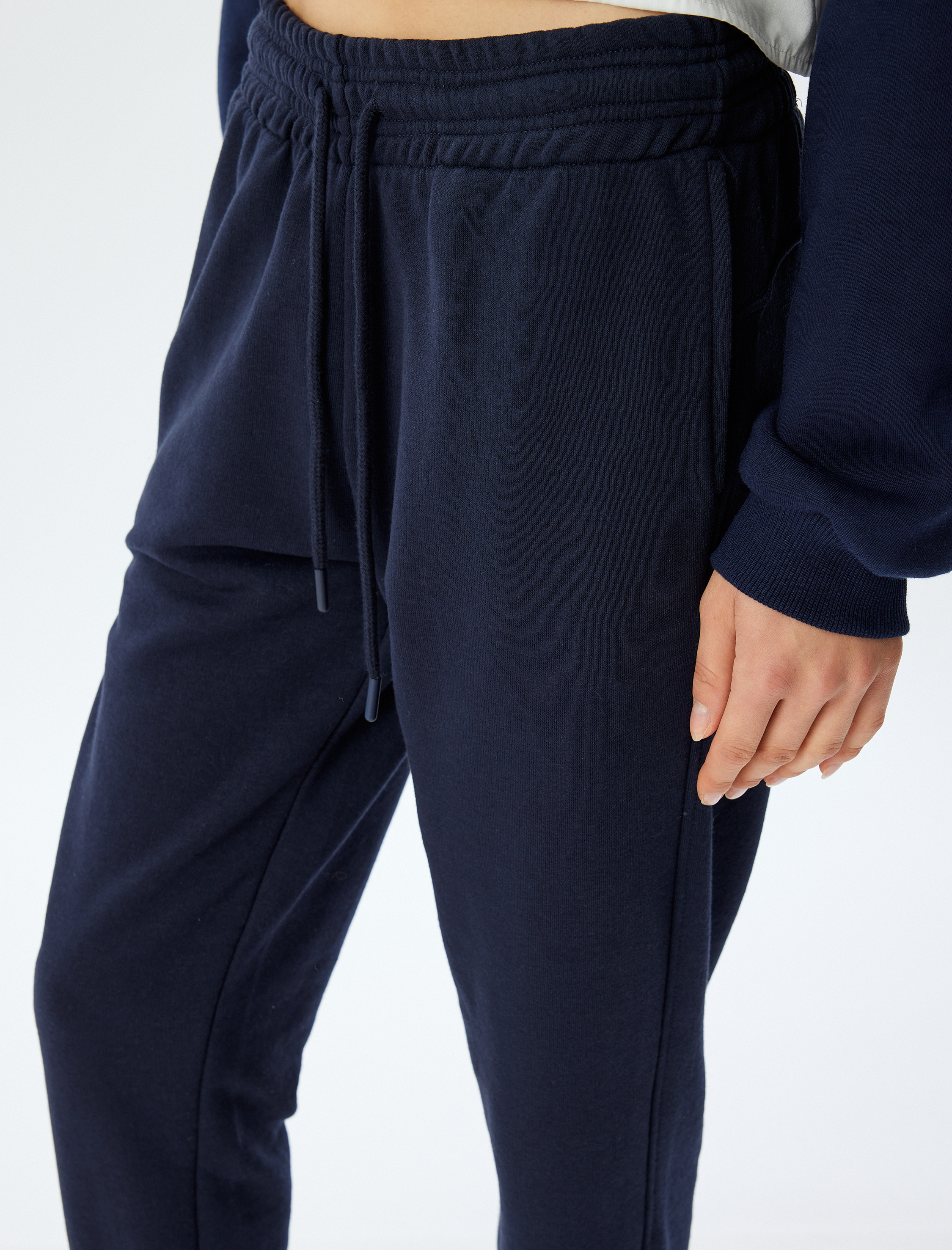   Jogger Eşofman Altı Cep Detaylı Bağcıklı Standart Bel