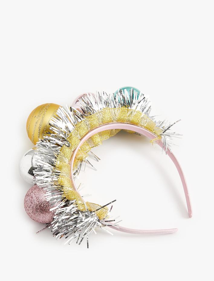 Kız Çocuk Balonlu Yılbaşı Tacı