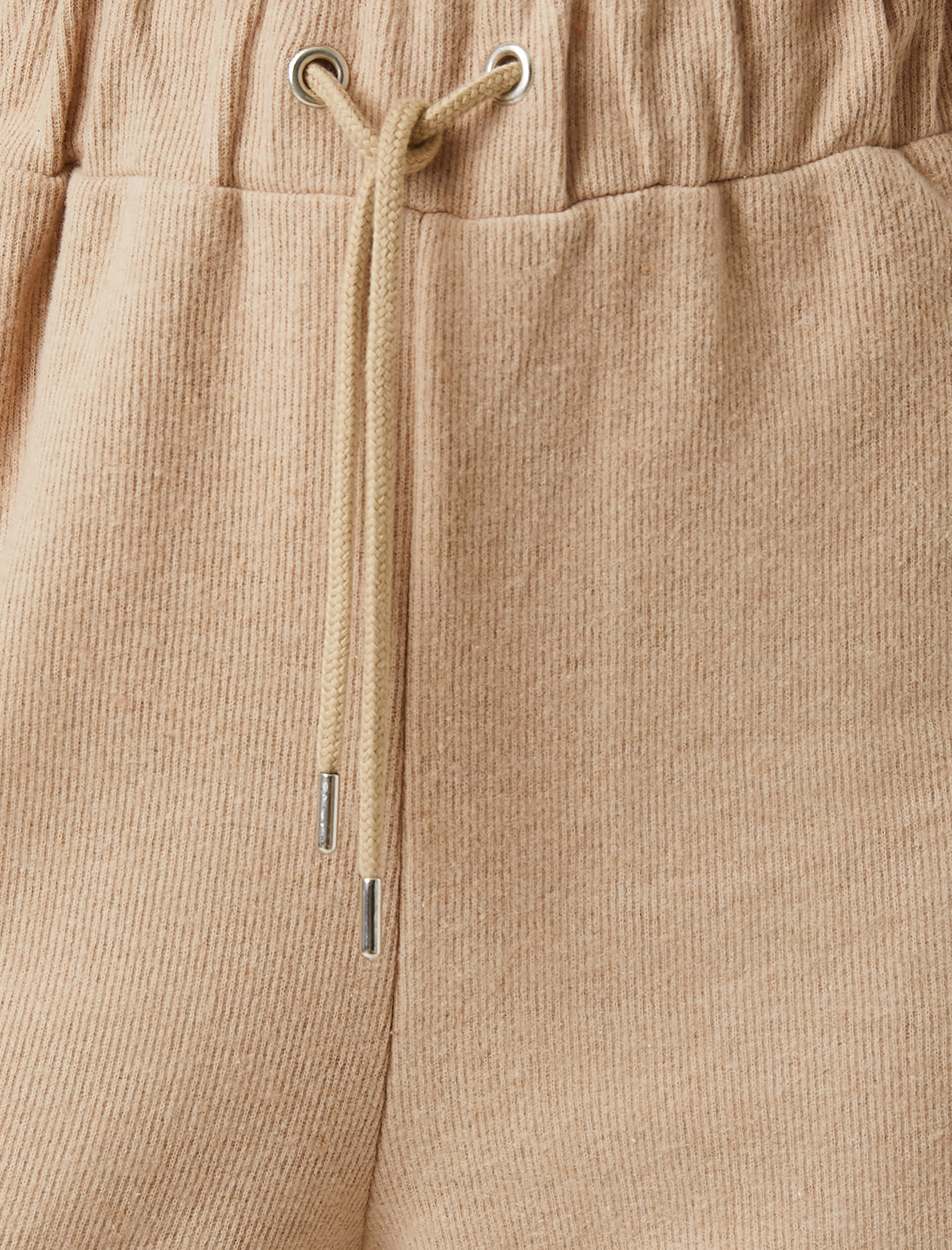   Beli Bağcıklı Pantolon Geniş Paça