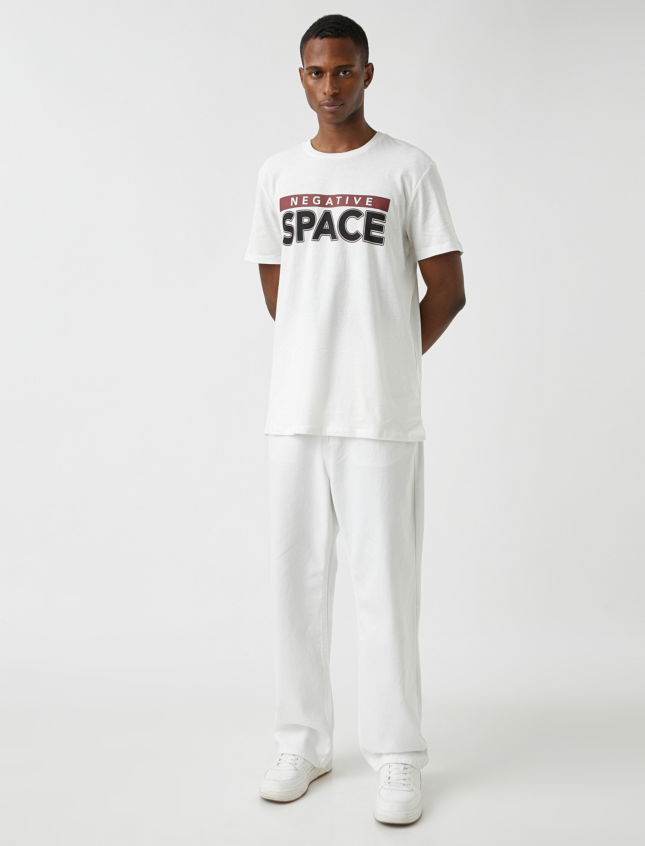   Baskılı Melanj Tişört