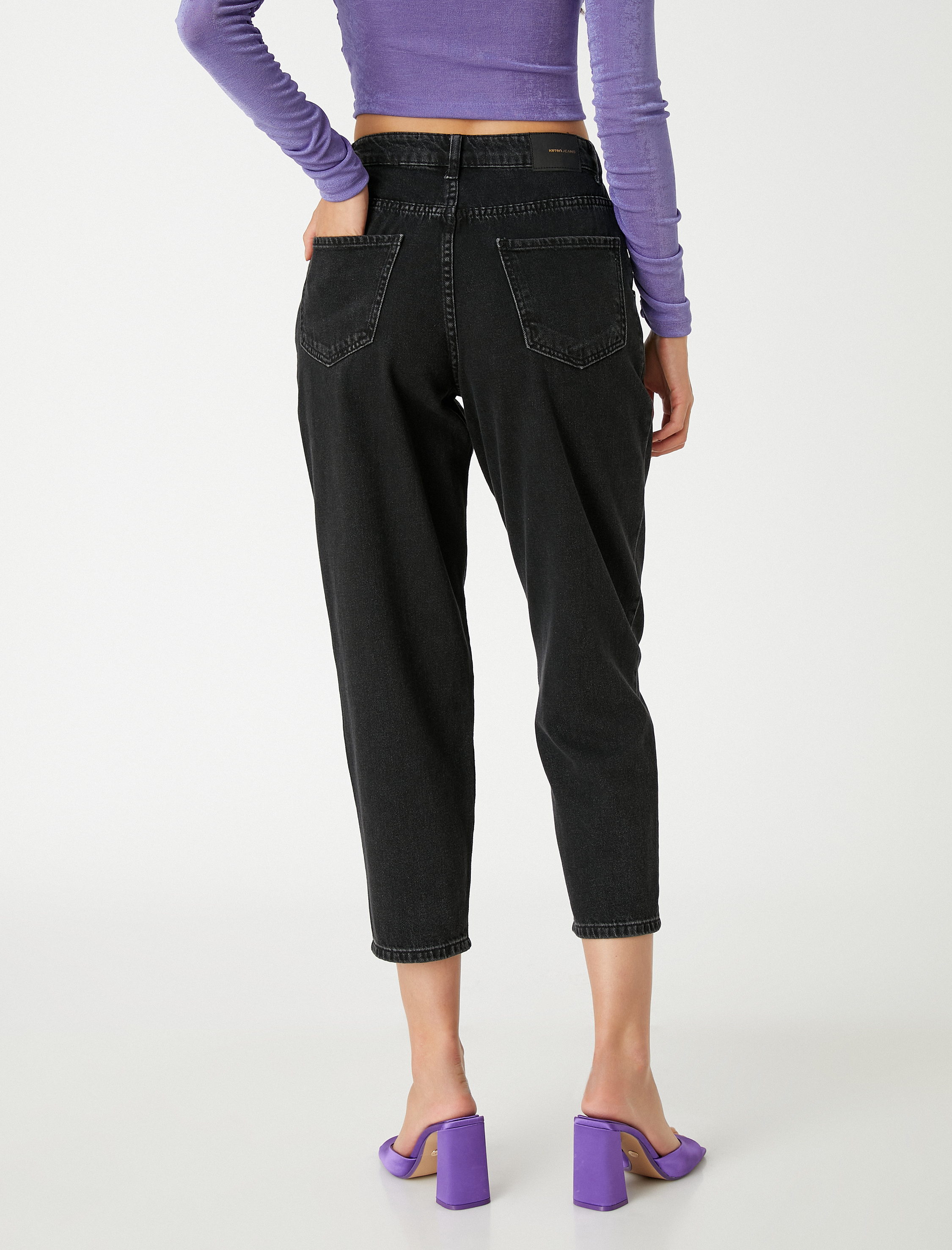   Rahat Kesim Dar Paça Pantolon - Slouchy Jean