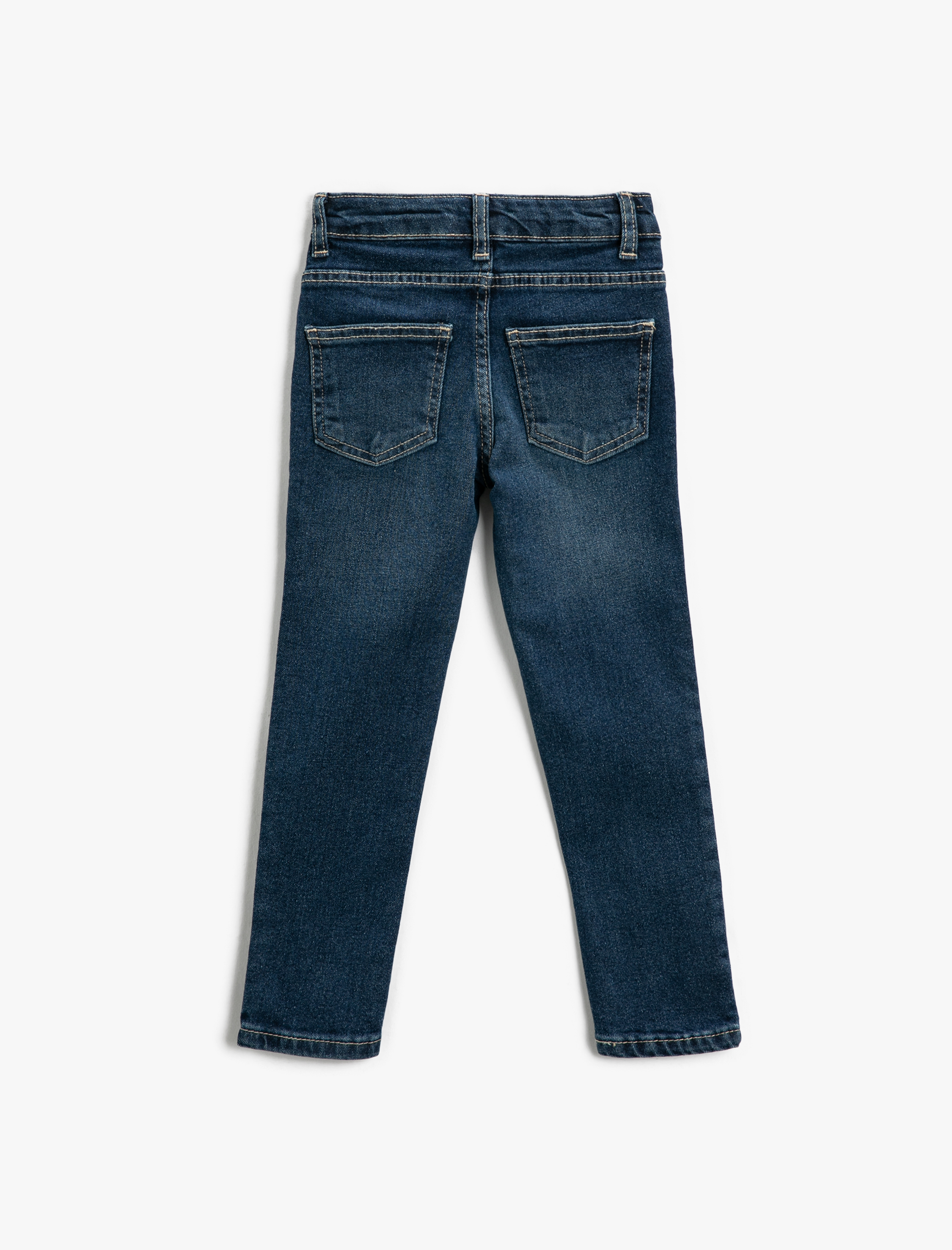  Erkek Çocuk Kot Pantolon Dar Paça Pamuklu - Slim Jean