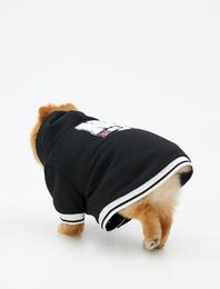 Baskılı Köpek Sweatshirt İçi Polarlı