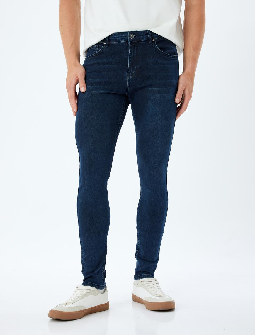   Super Skinny Fit Kot Pantolon - Justin Jean