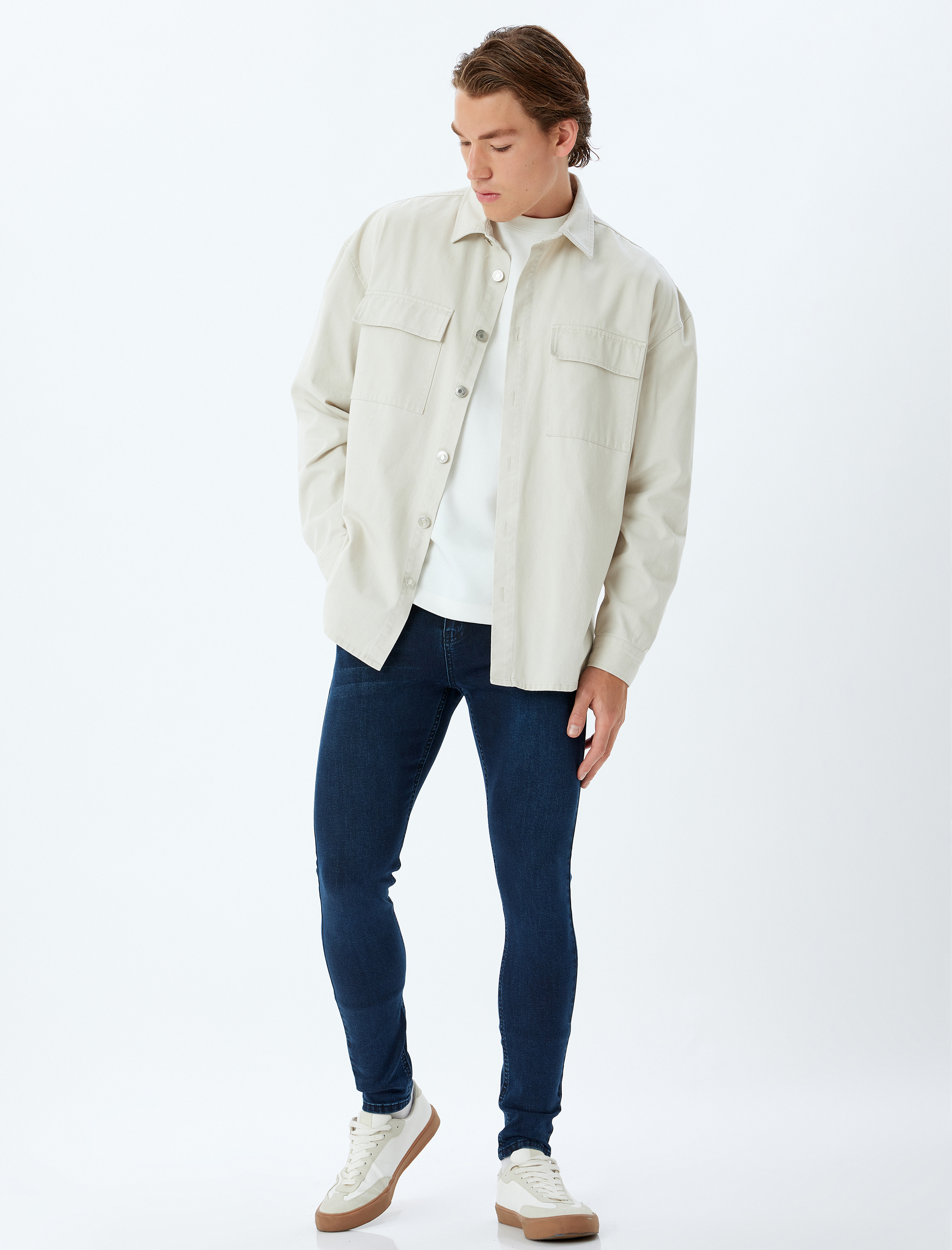 Super Skinny Fit Kot Pantolon - Justin Jean