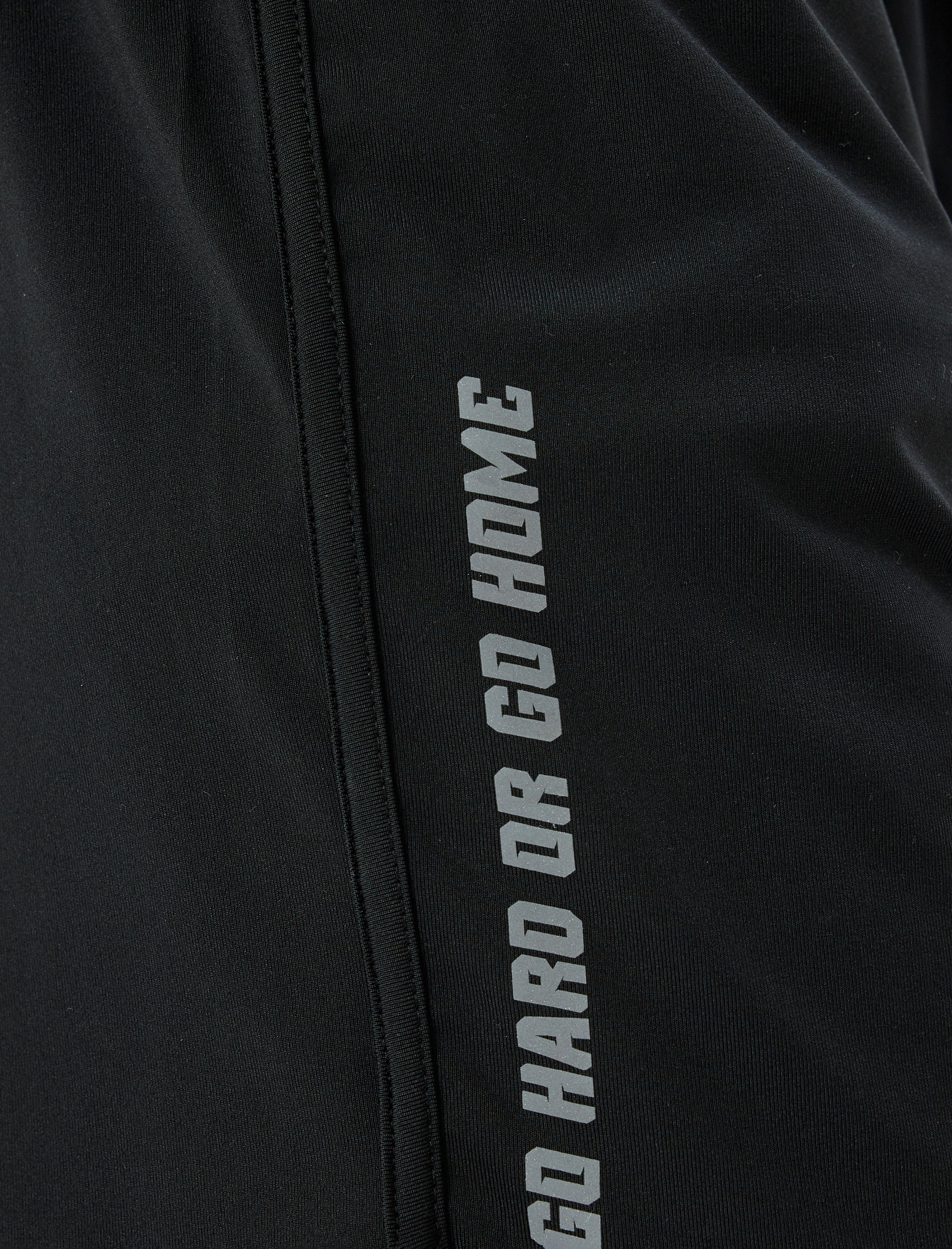 Slogan Baskılı Cep Detaylı Beli Bağcıklı Spor Şort