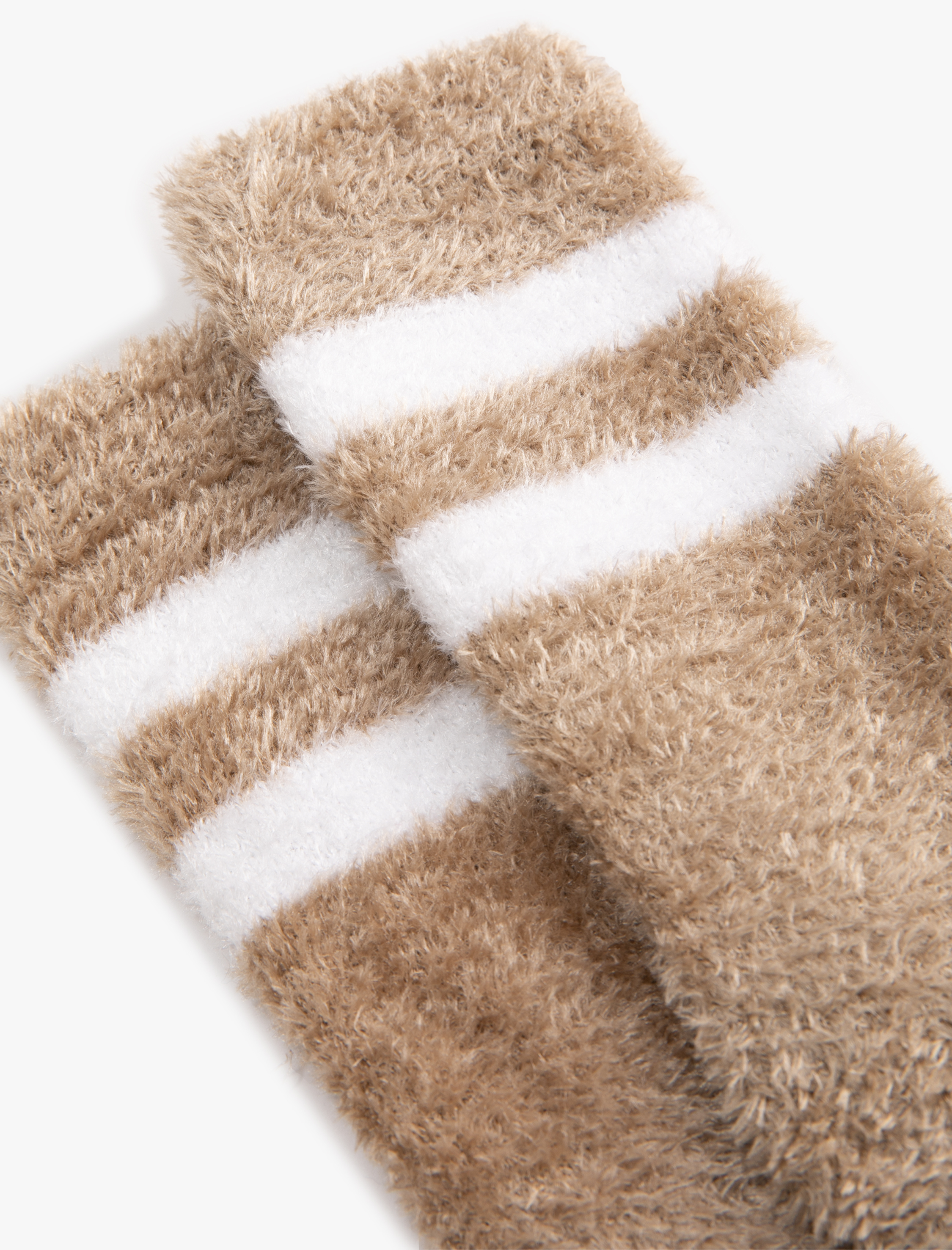  Kadın Havlu Soket Çorap Kalın Çizgili