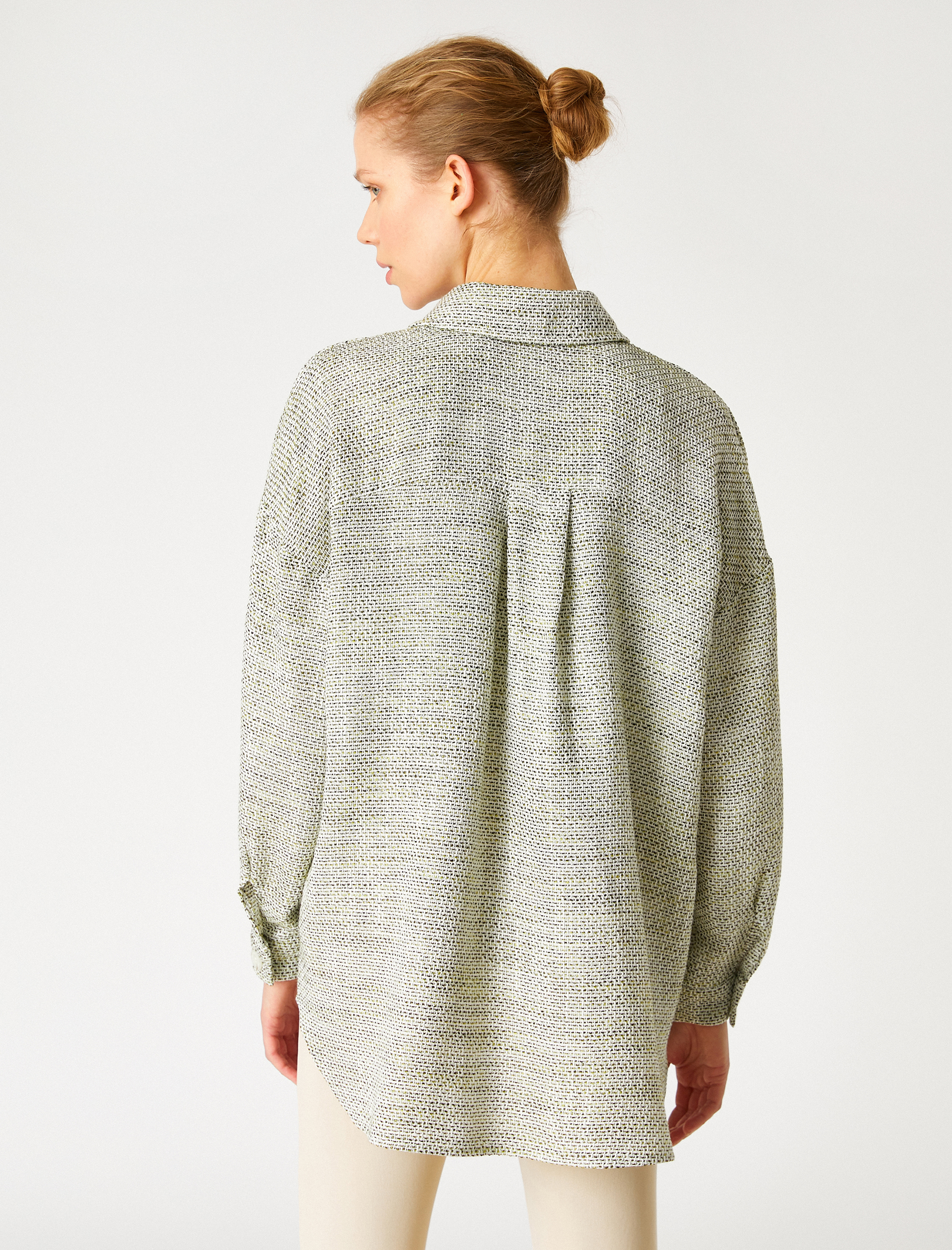   Uzun Kollu Cepli Gömlek