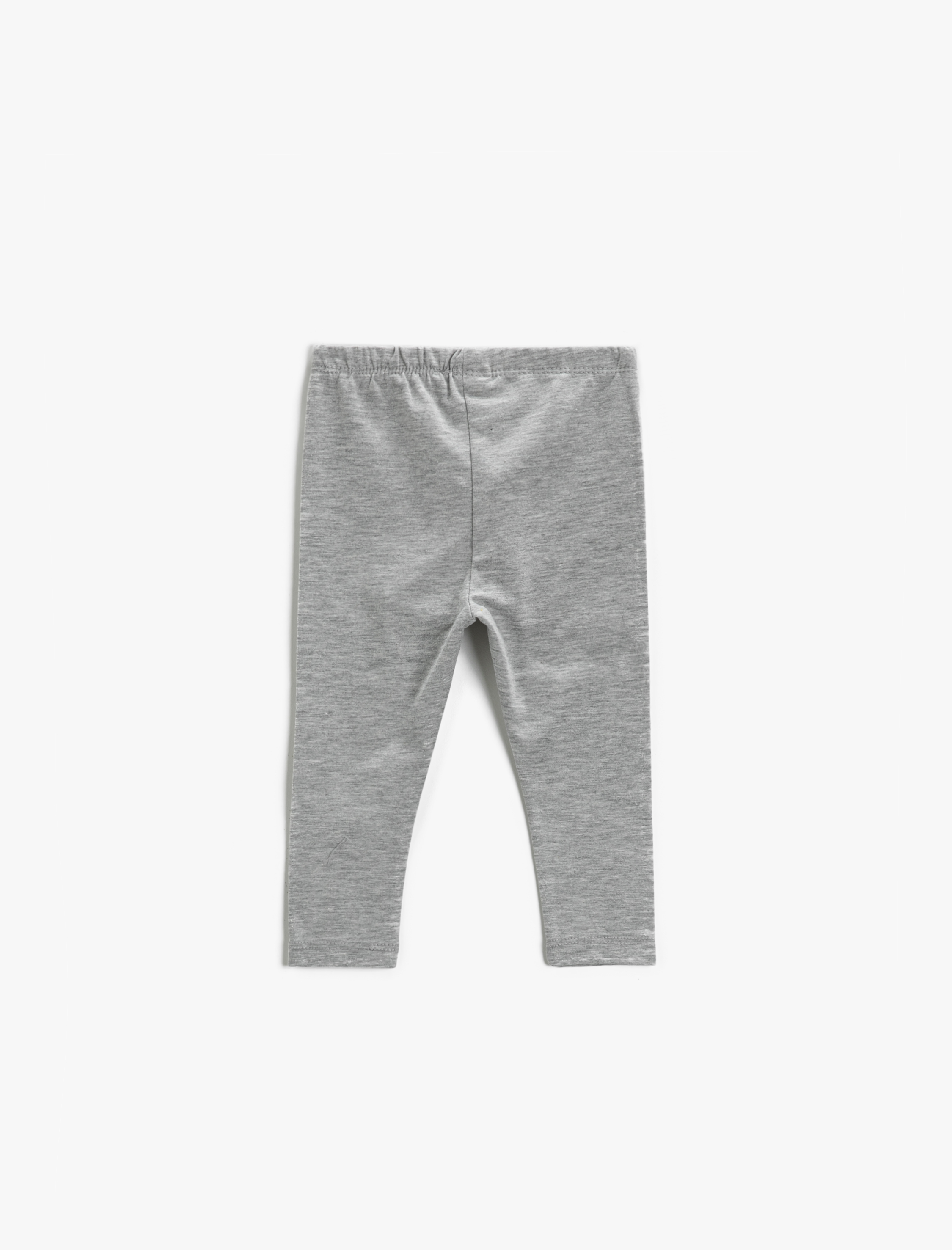  Kız Bebek Kalp Baskılı Tayt Beli Lastikli