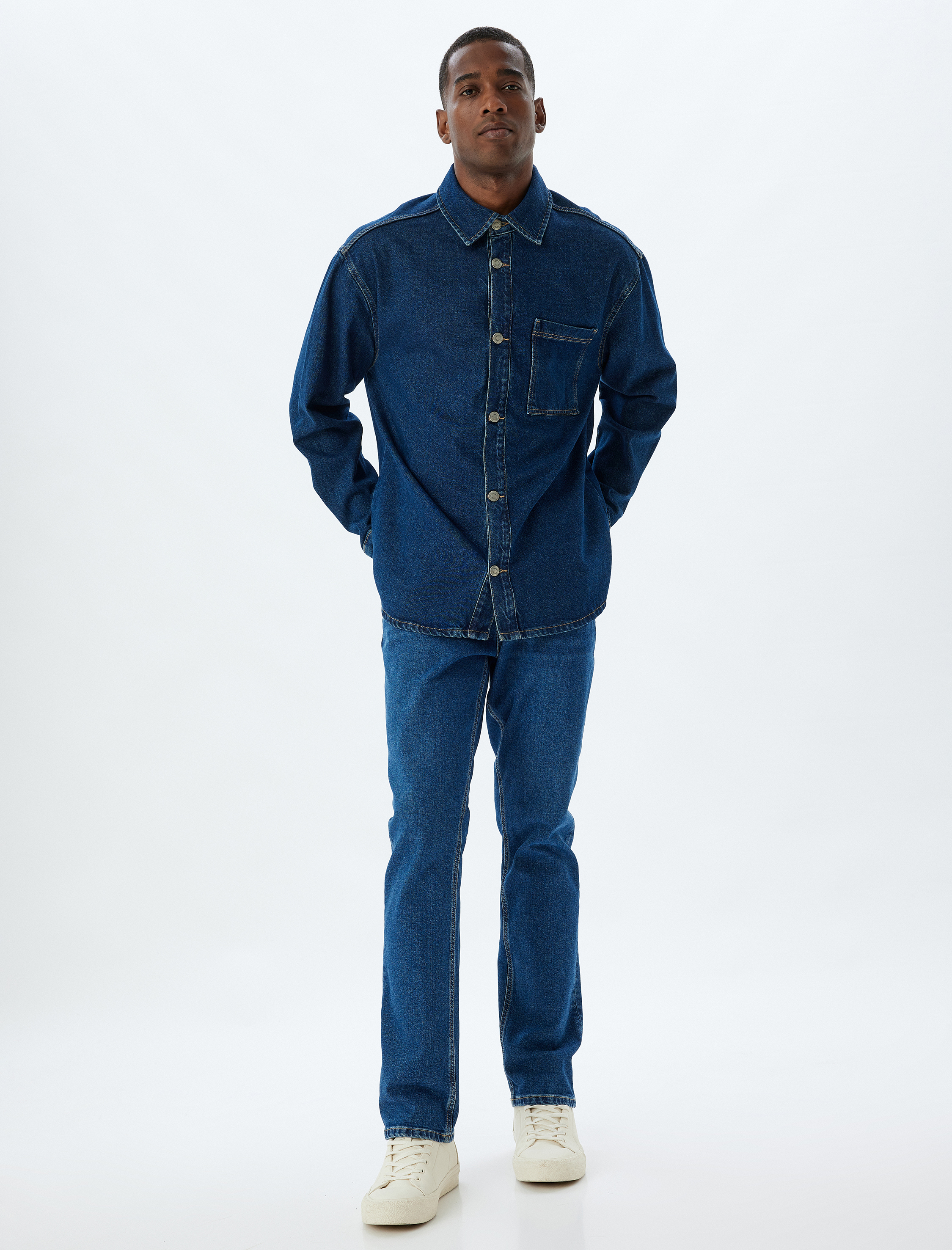   Straight Fit Kot Pantolon - Mark Jean