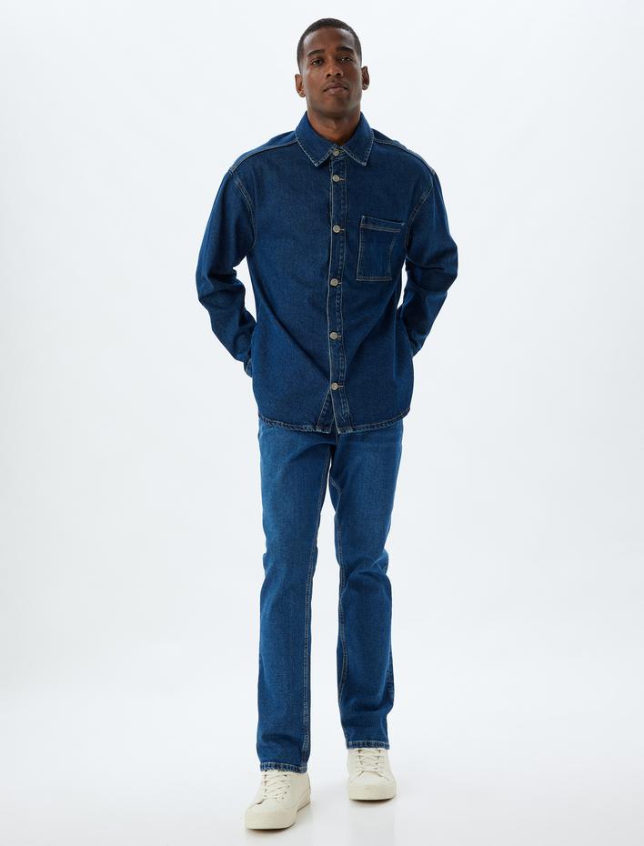  Straight Fit Kot Pantolon - Mark Jean