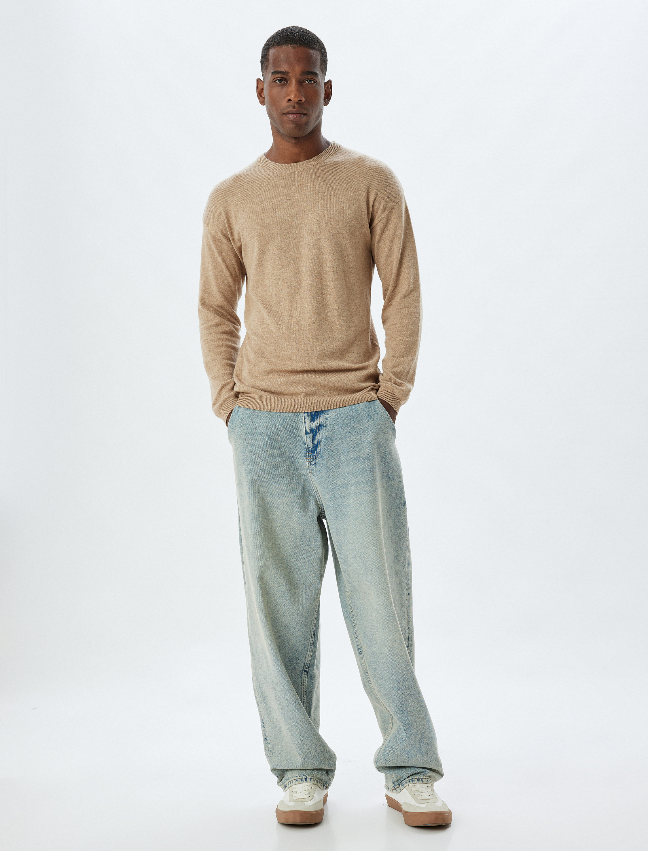   Triko Kazak Bisiklet Yaka Basic Viskon