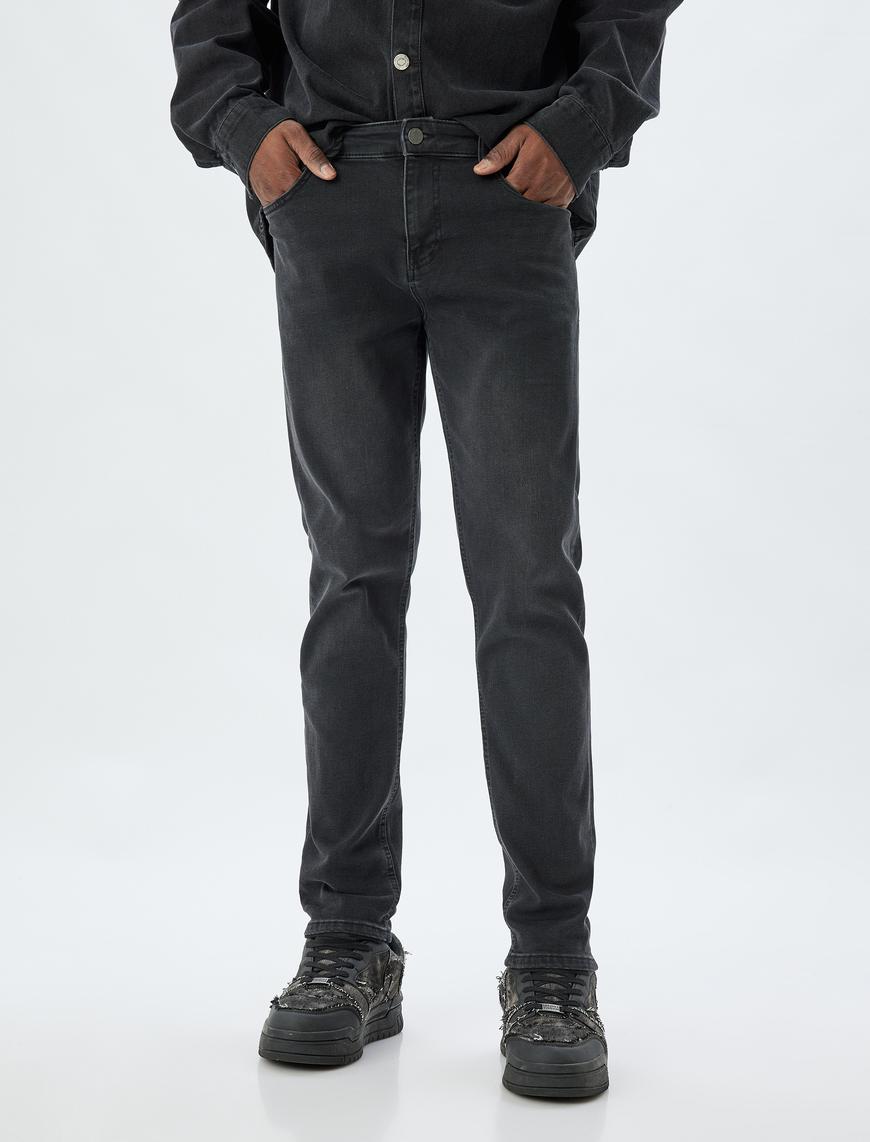   Slim Fit Kot Pantolon - Brad Jean