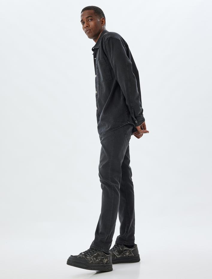  Slim Fit Kot Pantolon - Brad Jean