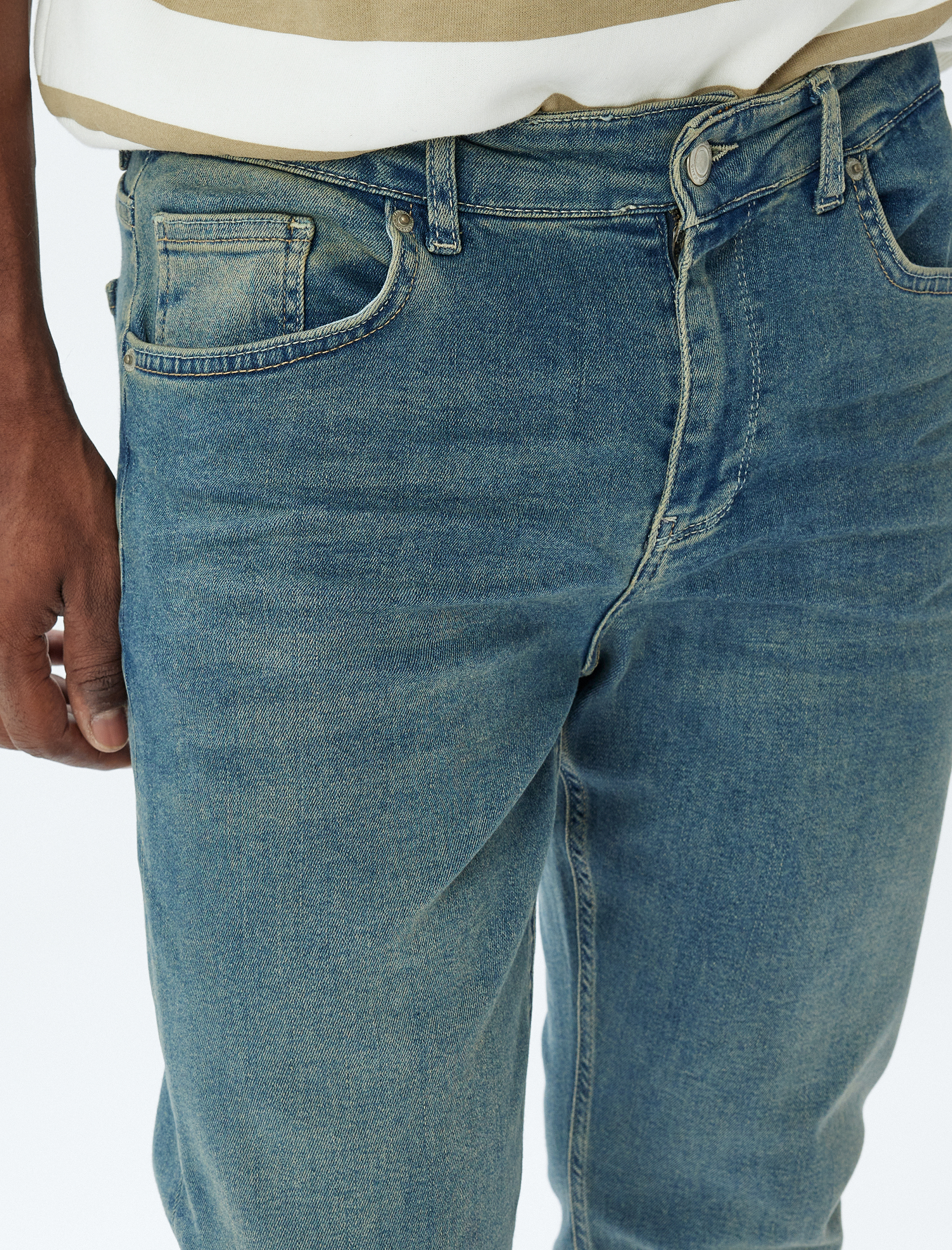 Slim Fit Kot Pantolon - Brad Jean