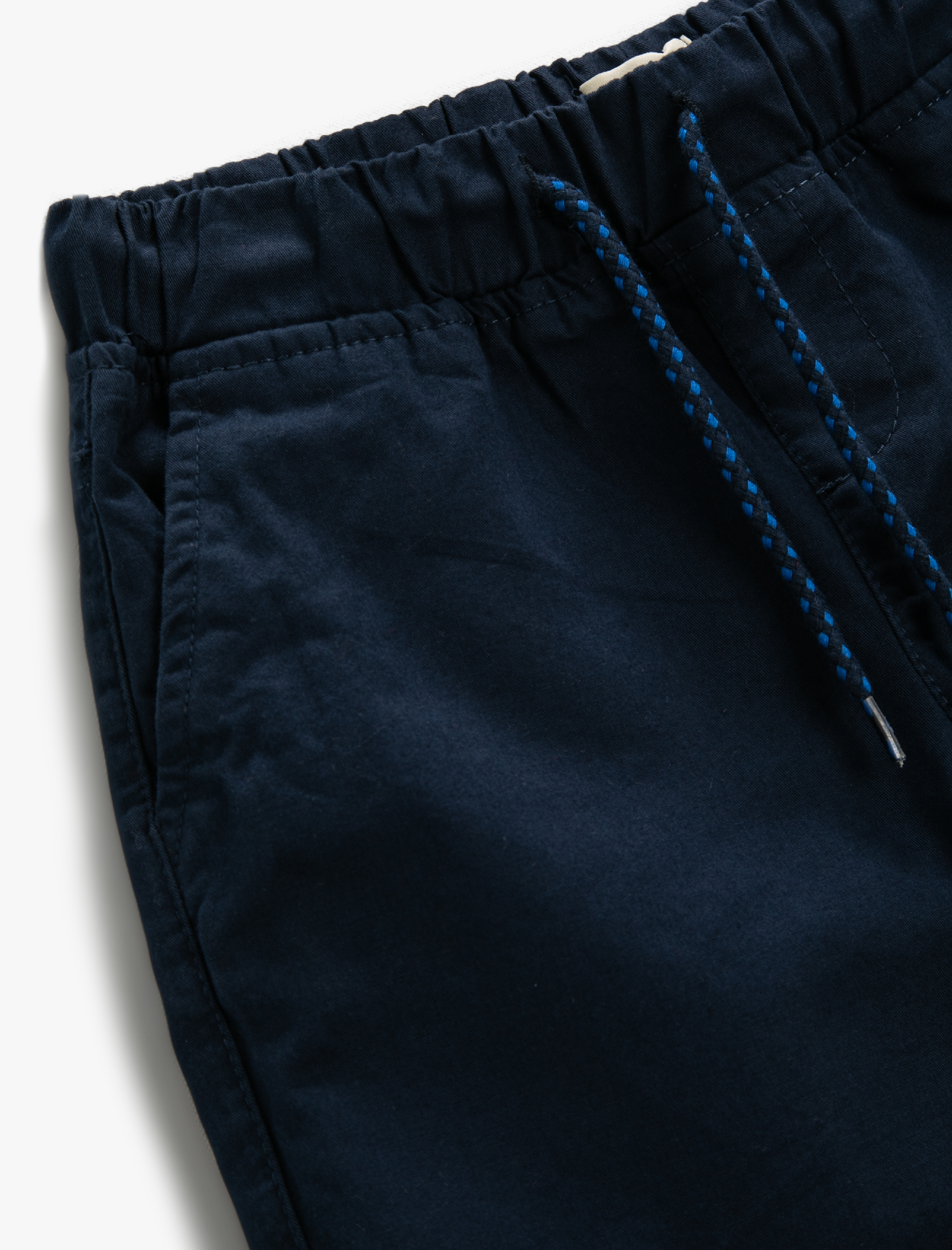  Erkek Çocuk Şort Belden Bağlamalı Cepli Pamuklu