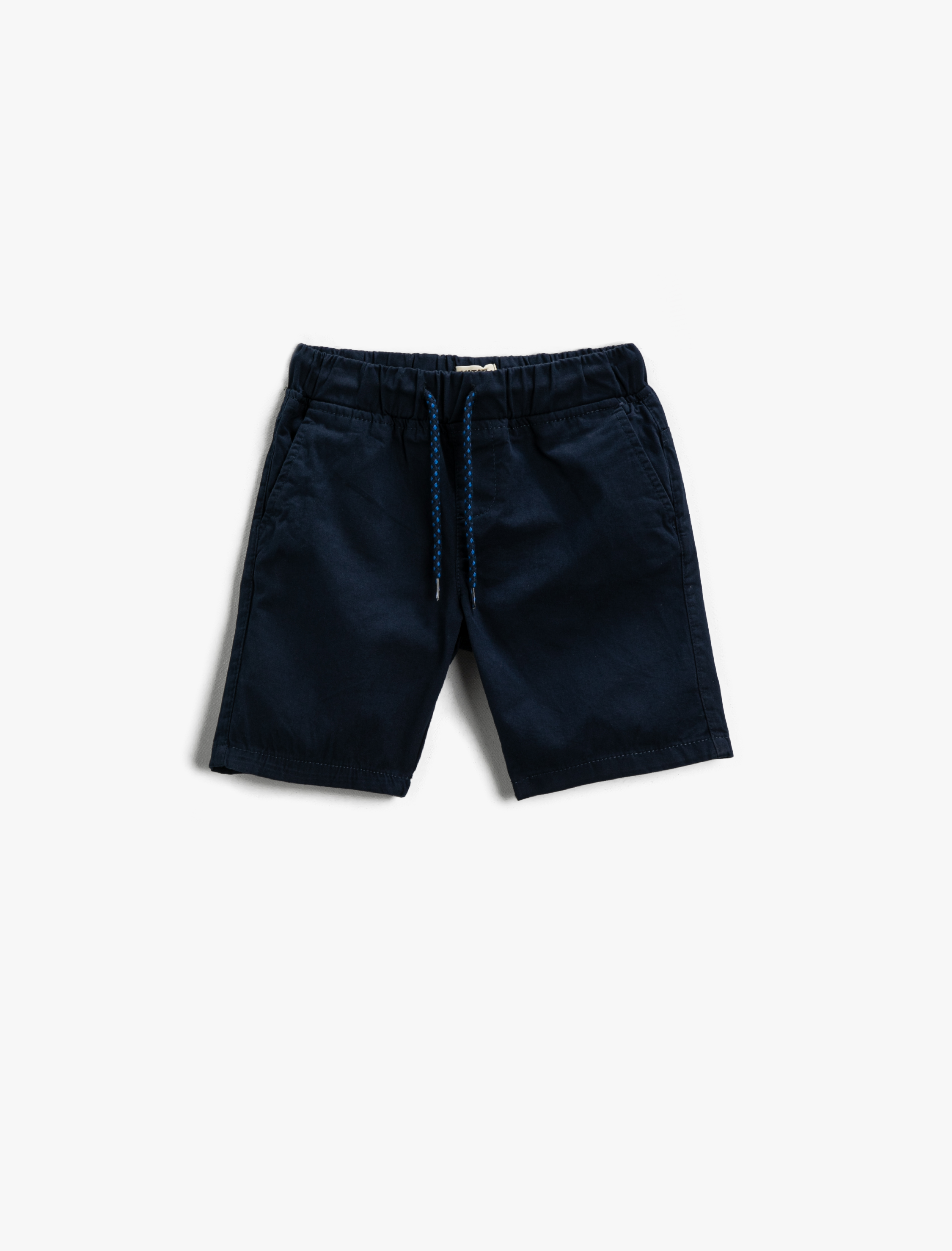  Erkek Çocuk Şort Belden Bağlamalı Cepli Pamuklu
