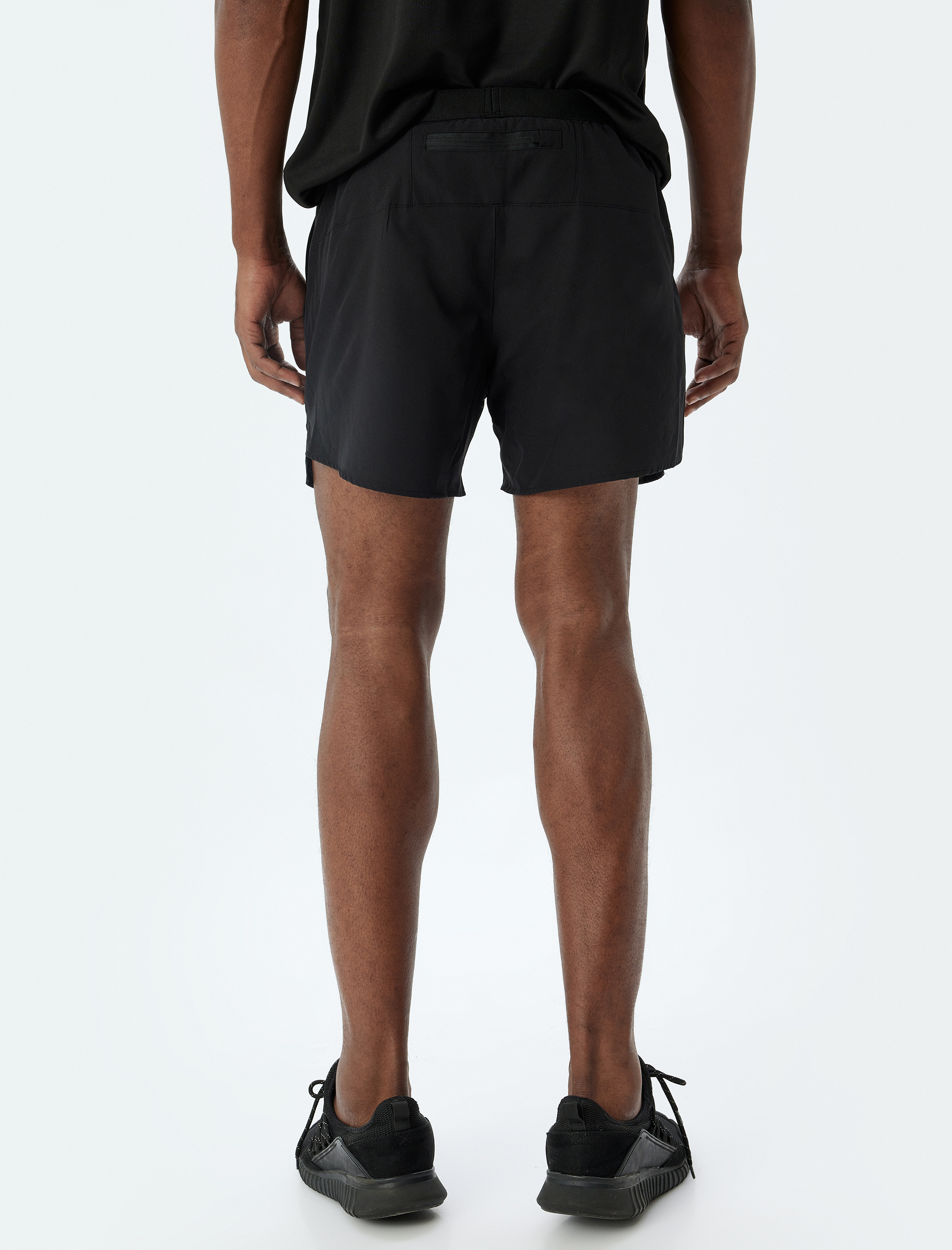   Beli Lastikli Paraşüt Kumaş Kısa İçi Külotlu Cepli Spor Şort