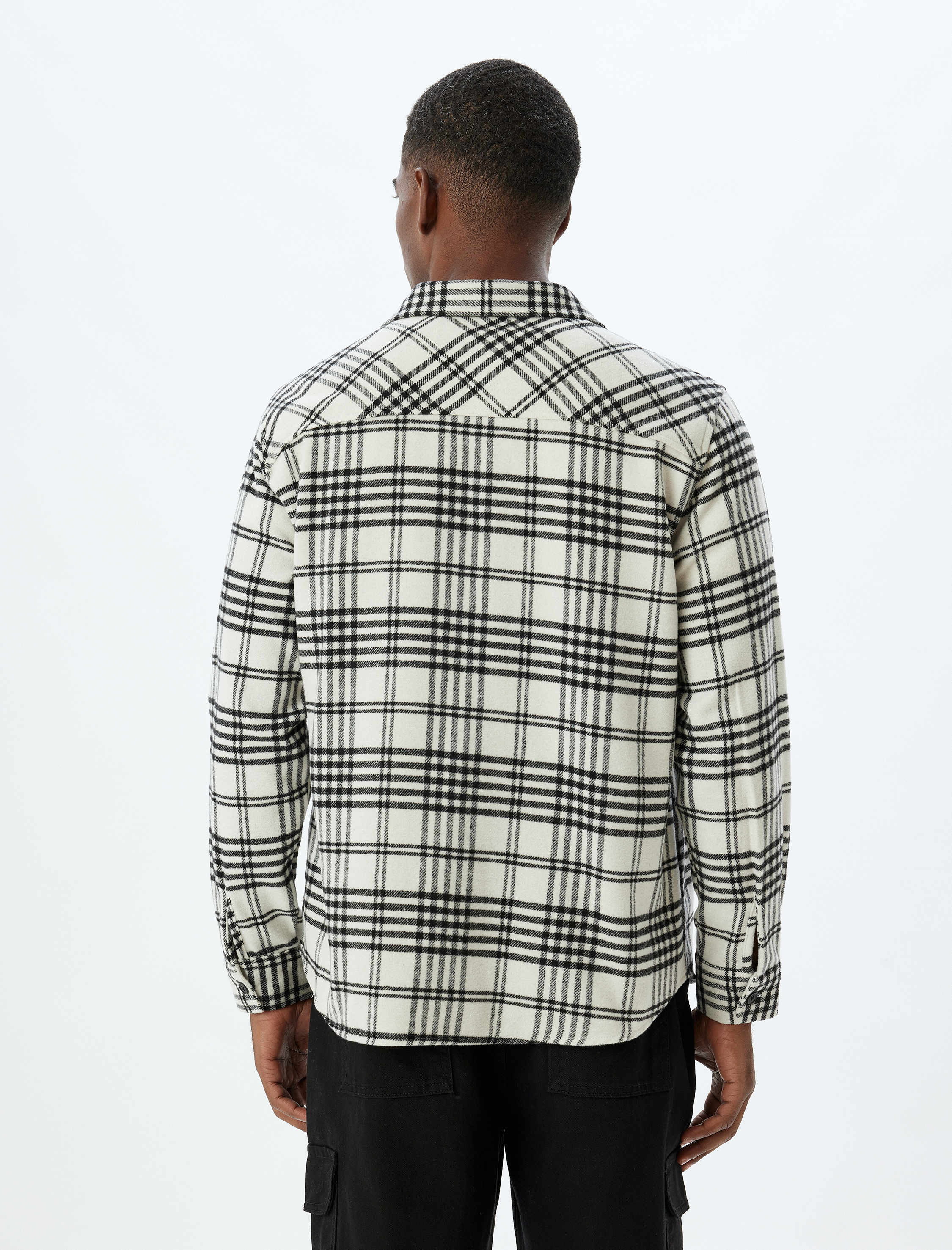 Oduncu Gömlek Uzun Kollu Kışlık Cep Detaylı Pamuk Karışımlı Regular Fit