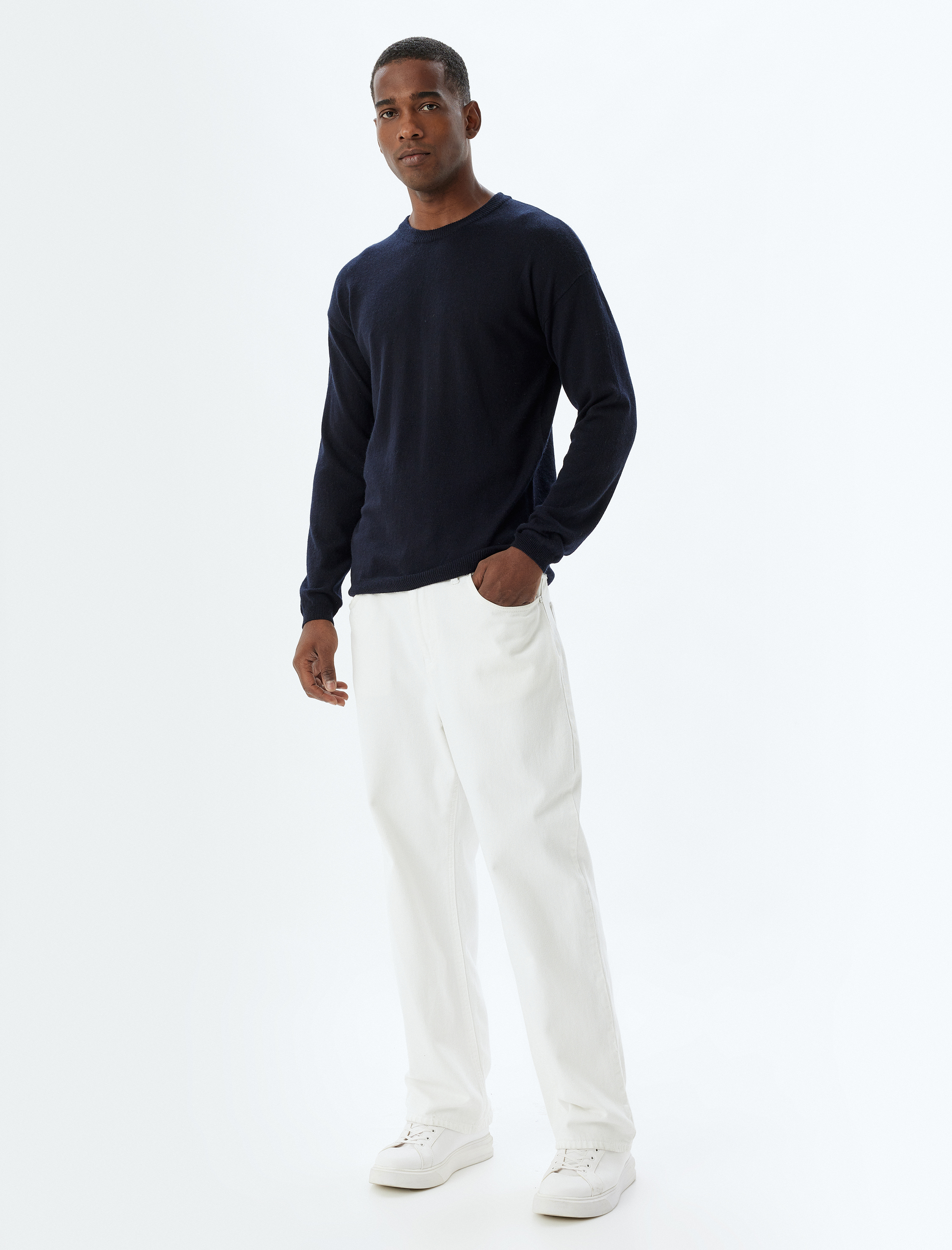   Triko Kazak Bisiklet Yaka Basic Viskon