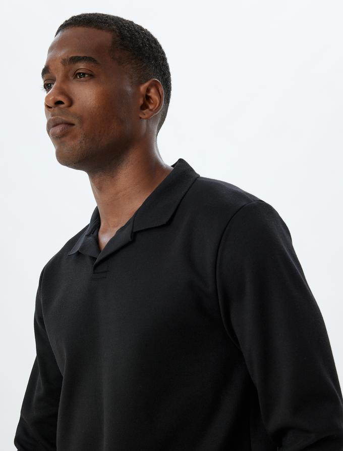 Koton Herren Basic Sweatshirt – Rundhals, Weich, In Orange (Größe L), Perfekt Für Casual-Looks