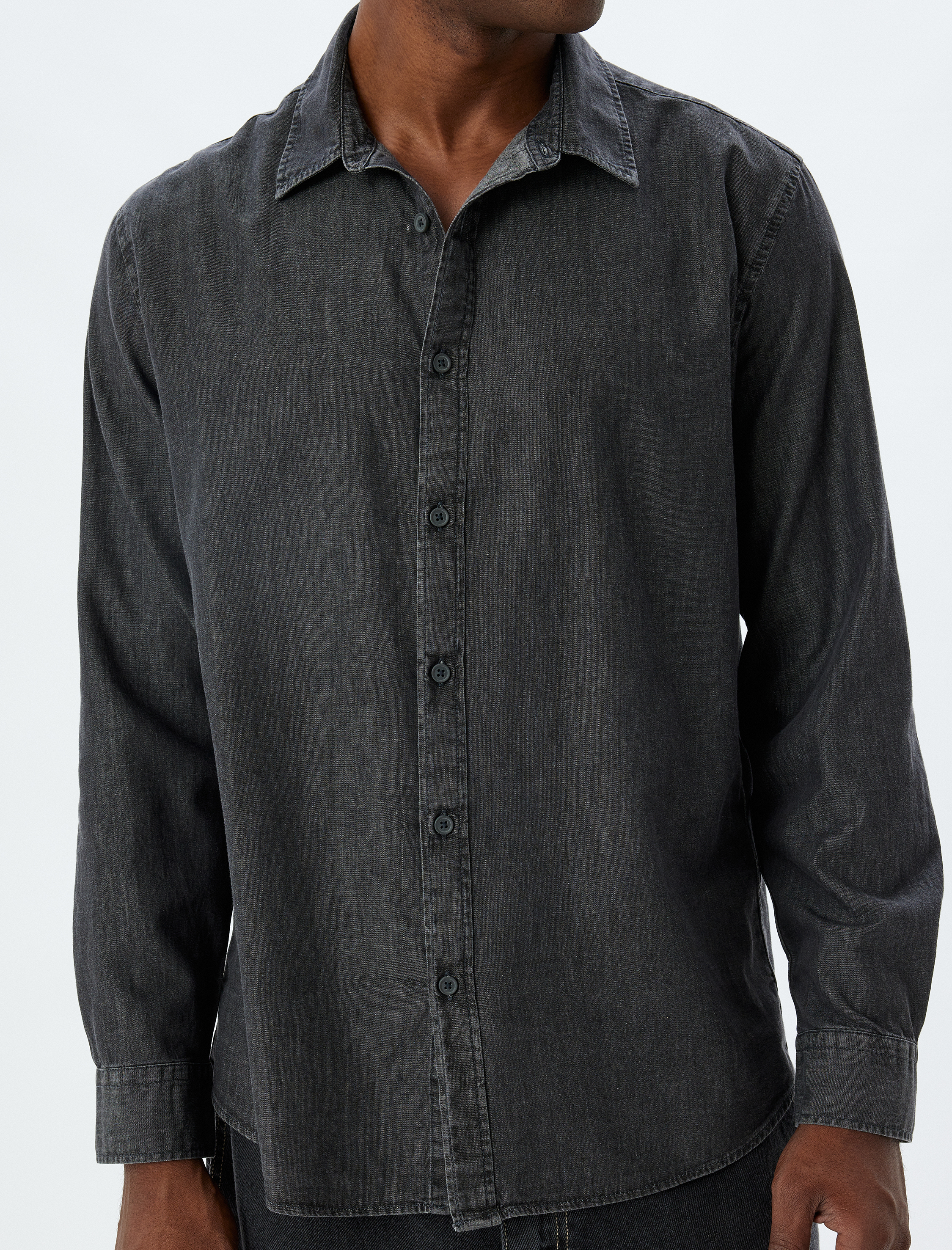 Klasik Gömlek Uzun Kollu Düğmeli Pamuklu Regular Fit