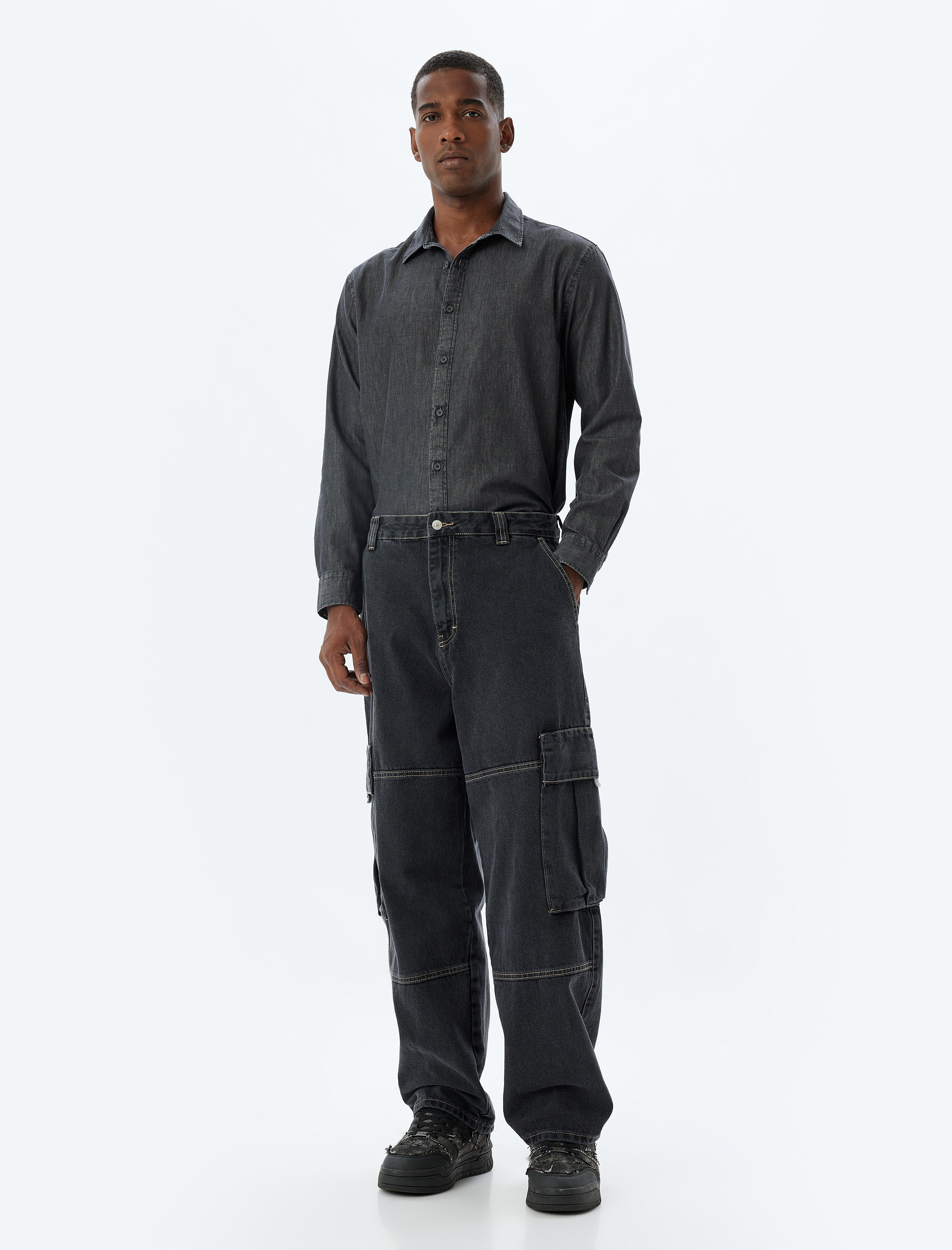 Klasik Gömlek Uzun Kollu Düğmeli Pamuklu Regular Fit