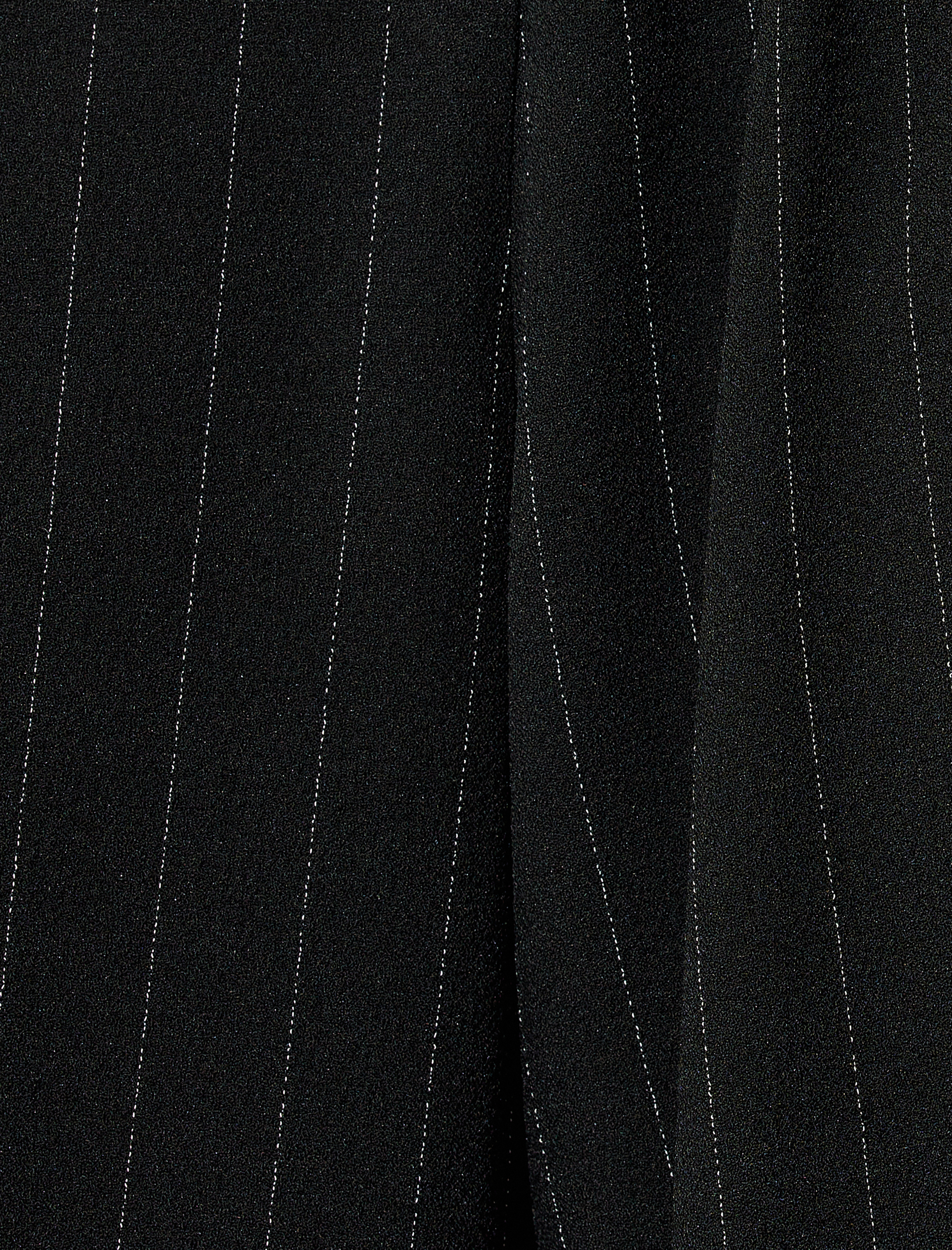   Pile Detaylı Yüksek Bel Cepli Palazzo Pantolon