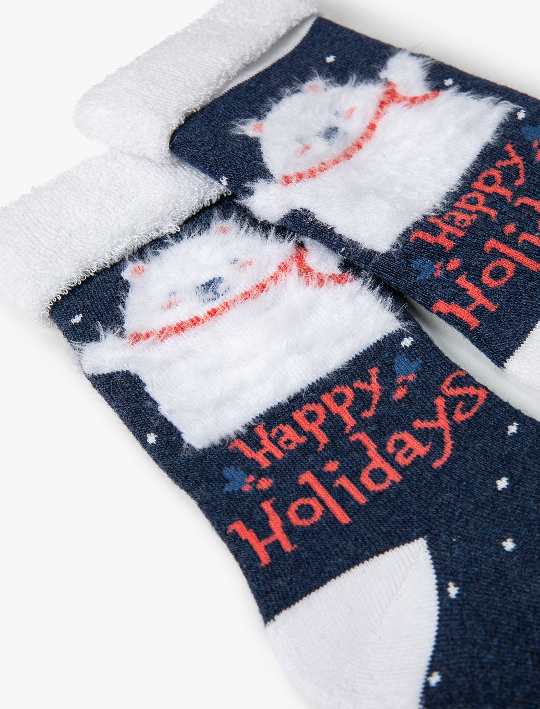 Kadın Yılbaşı Çorabı Havlu Çok Renkli Desenli