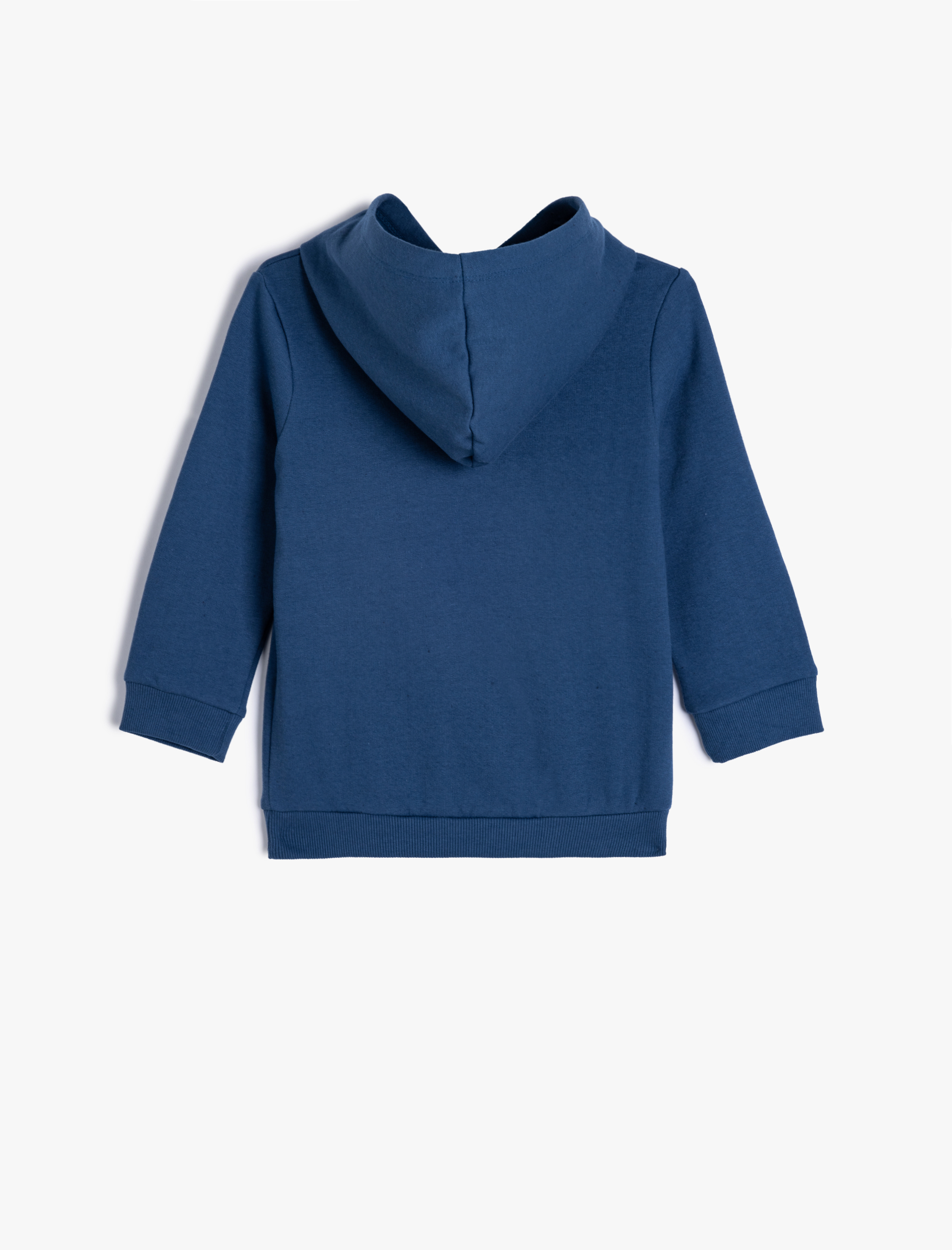 Erkek Çocuk Uzay Baskılı Şardonlu Kapşonlu Sweatshirt