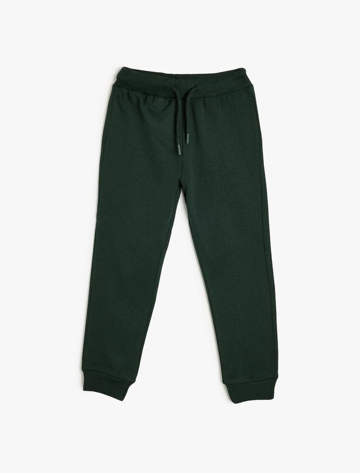 Erkek Çocuk Basic Jogger Eşofman Altı Beli Bağlamalı Cepli