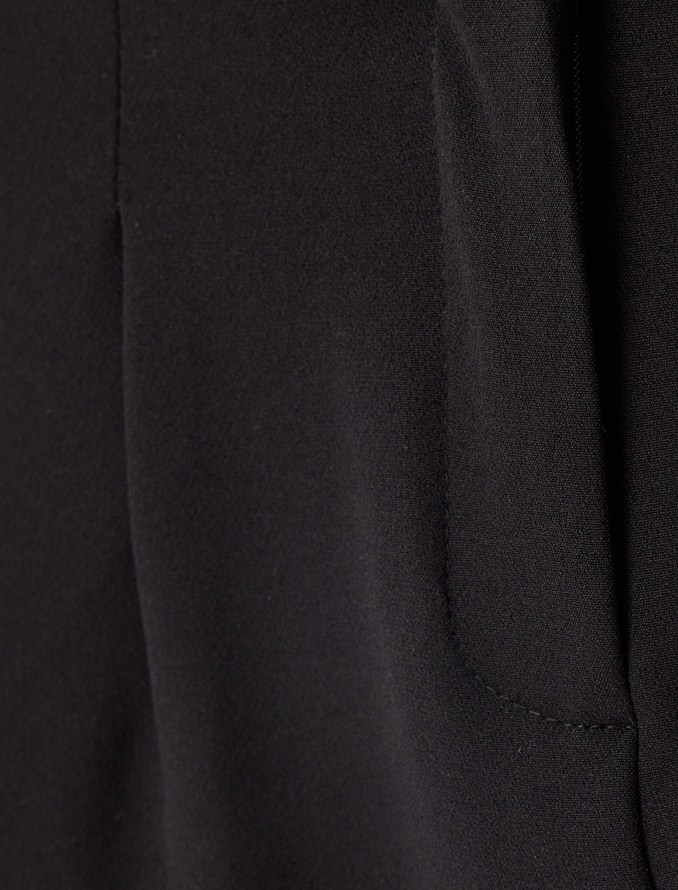   Yüksek Bel Cepli Havuç Kesim Kumaş Pantolon