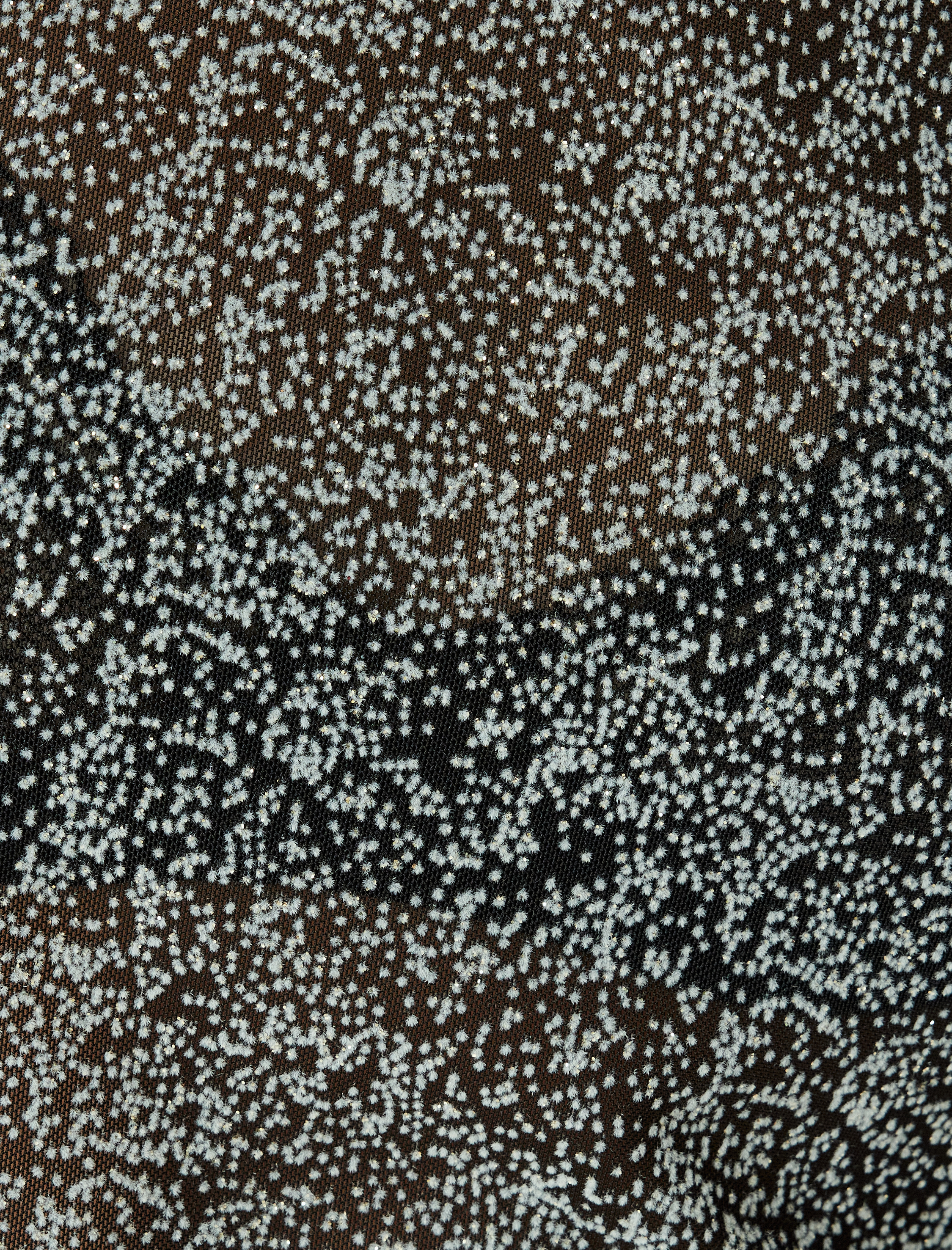   Boğazlı Yarı Transparan Tişört Uzun Kollu