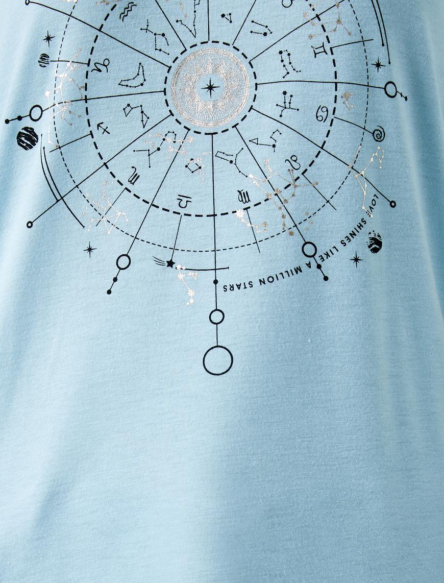   Horoskop Baskılı Tişört