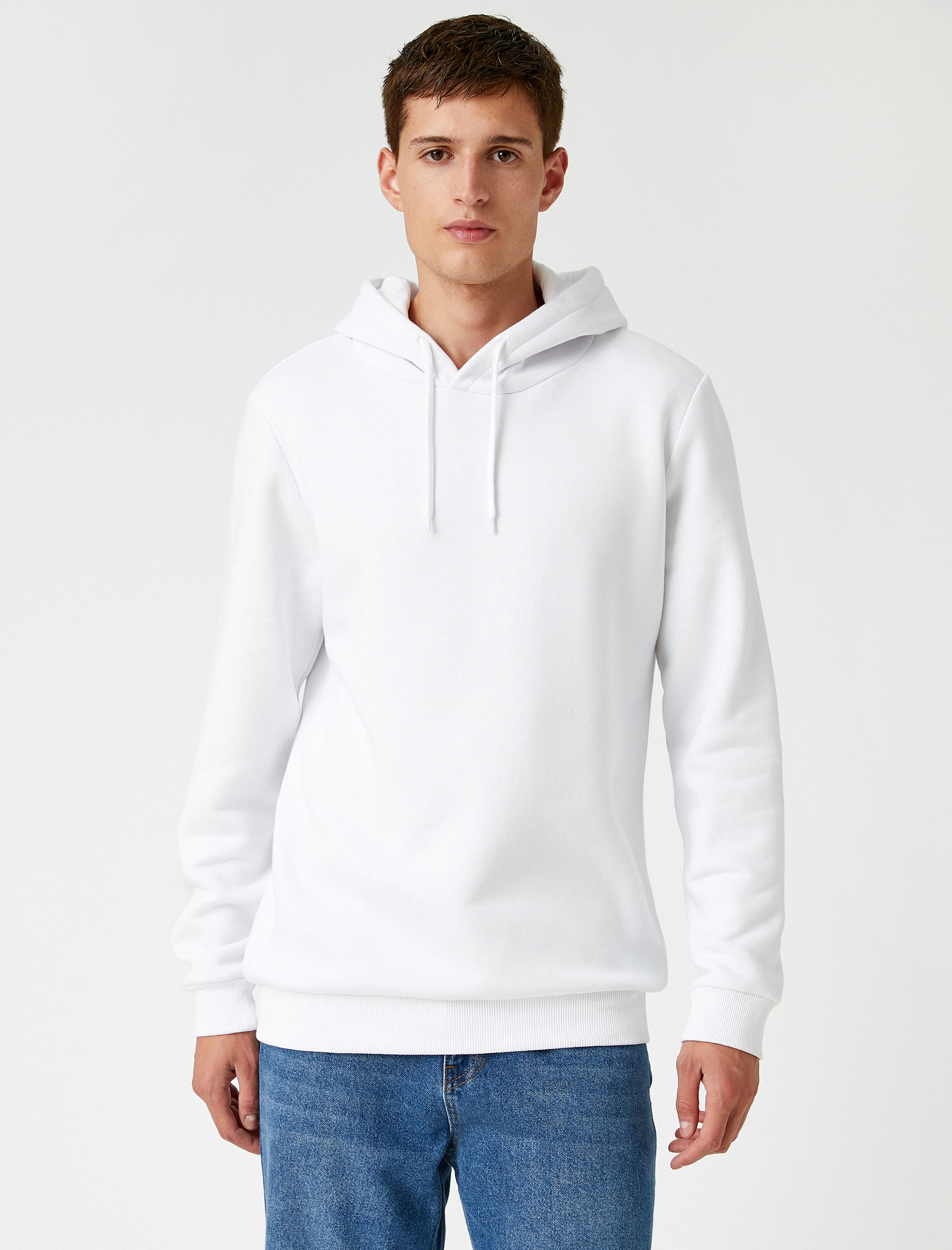 Basic Sweatshirt Kapüşonlu