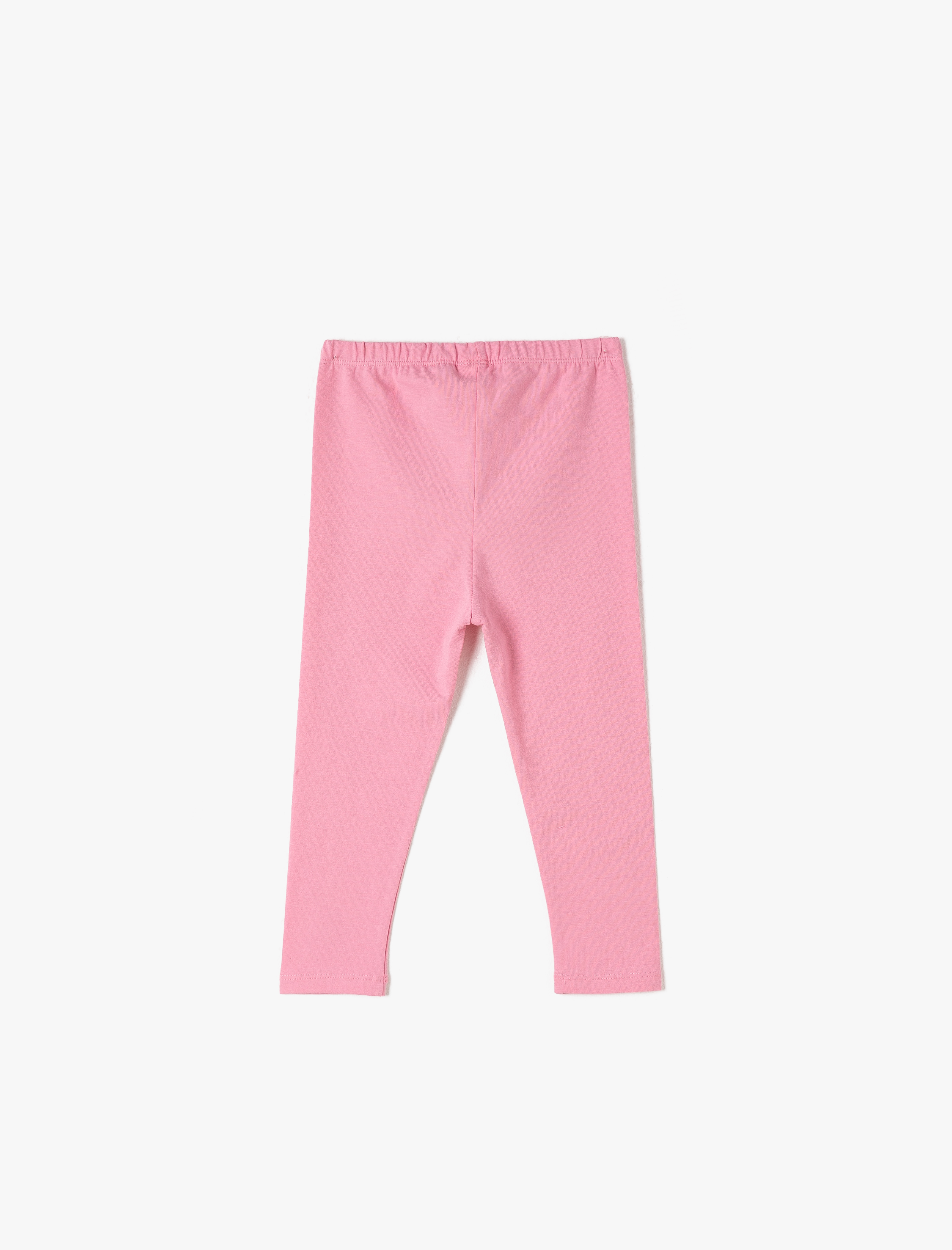  Kız Bebek Simli Kalp Detaylı Tayt