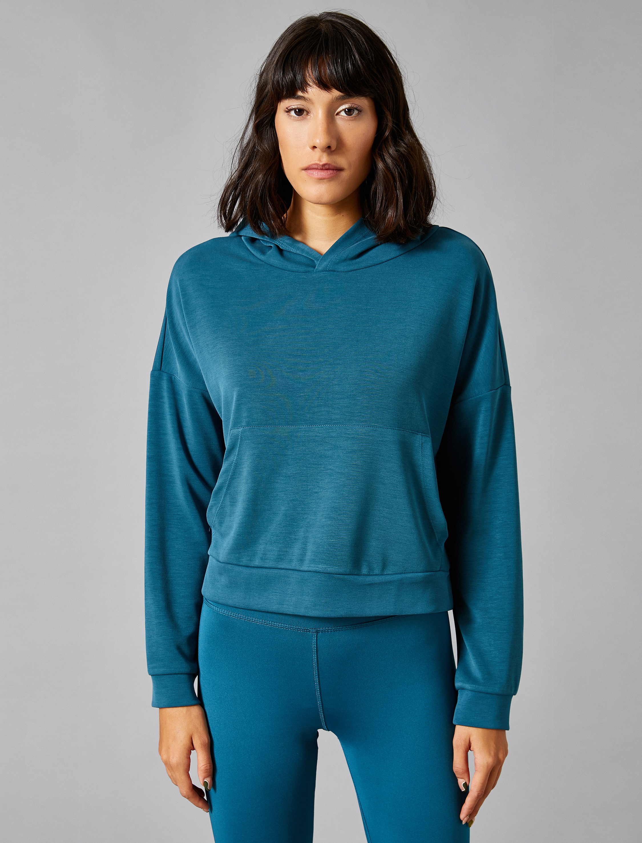   Kapüşonlu Sweatshirt Cepli