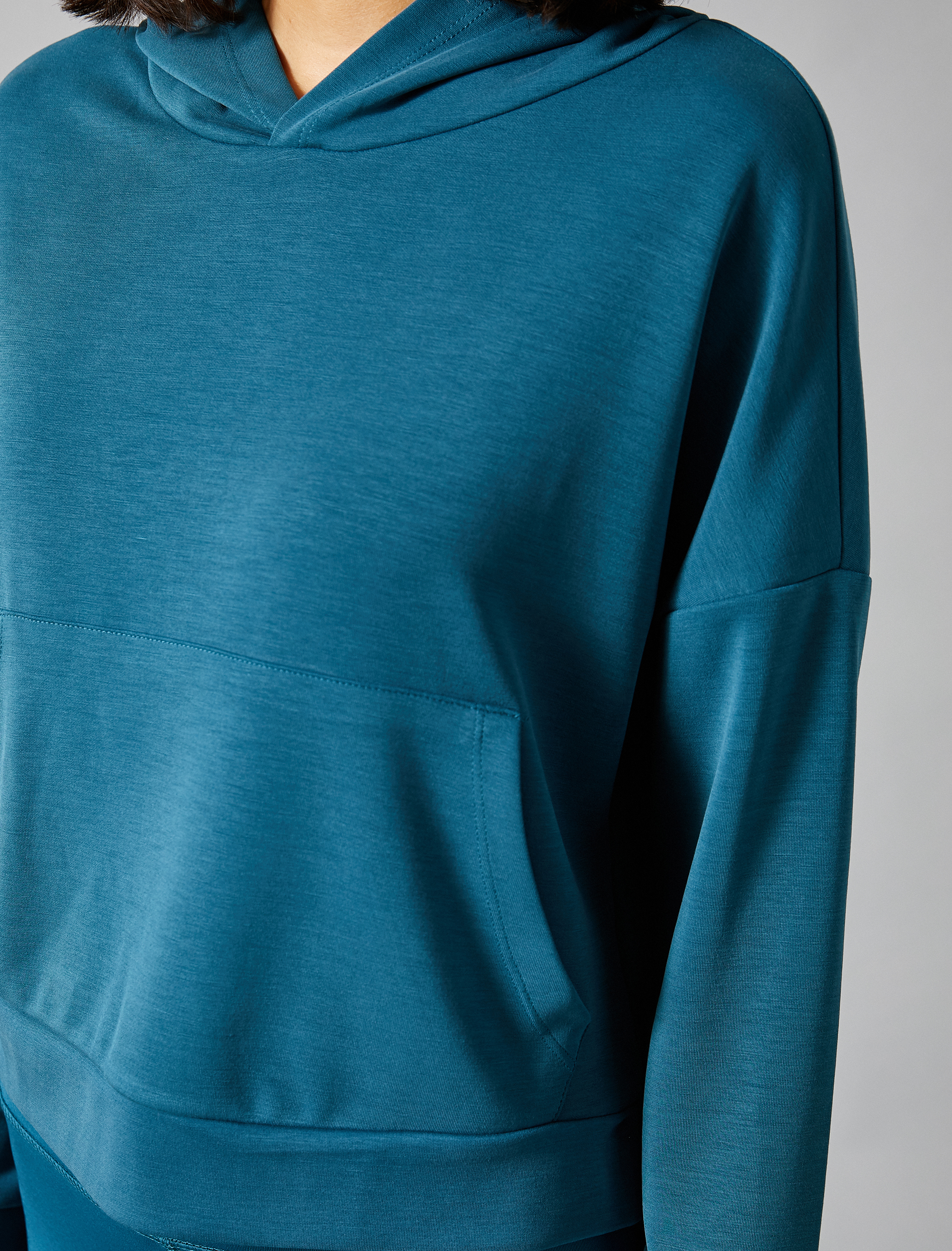   Kapüşonlu Sweatshirt Cepli