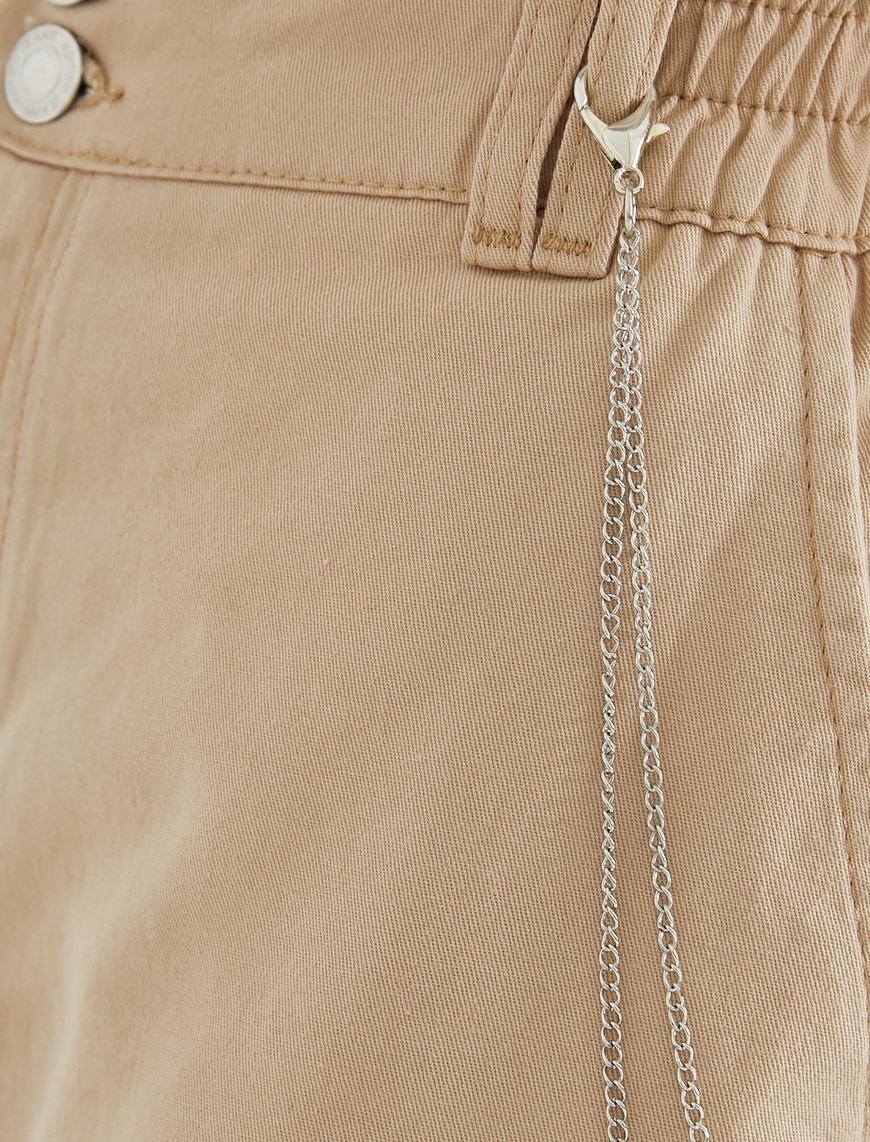   Zincir Detaylı Pantolon Jogger Fit
