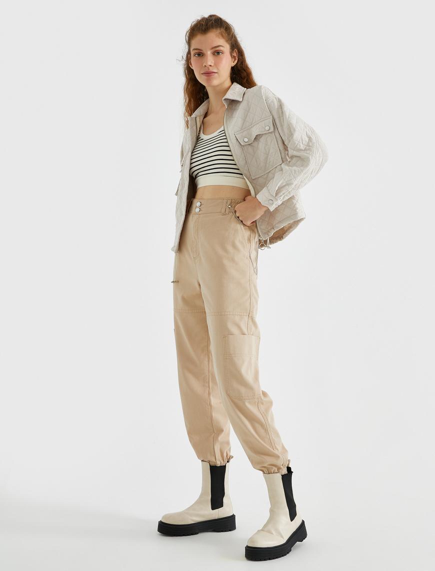   Zincir Detaylı Pantolon Jogger Fit