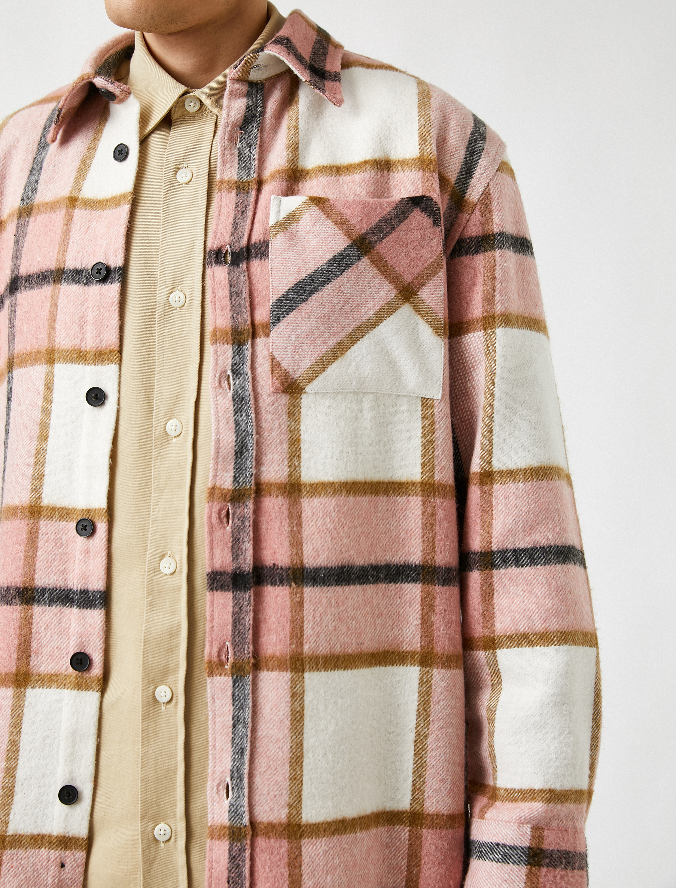   Oduncu Gömleği Uzun Kollu Klasik Yaka Cep Detaylı