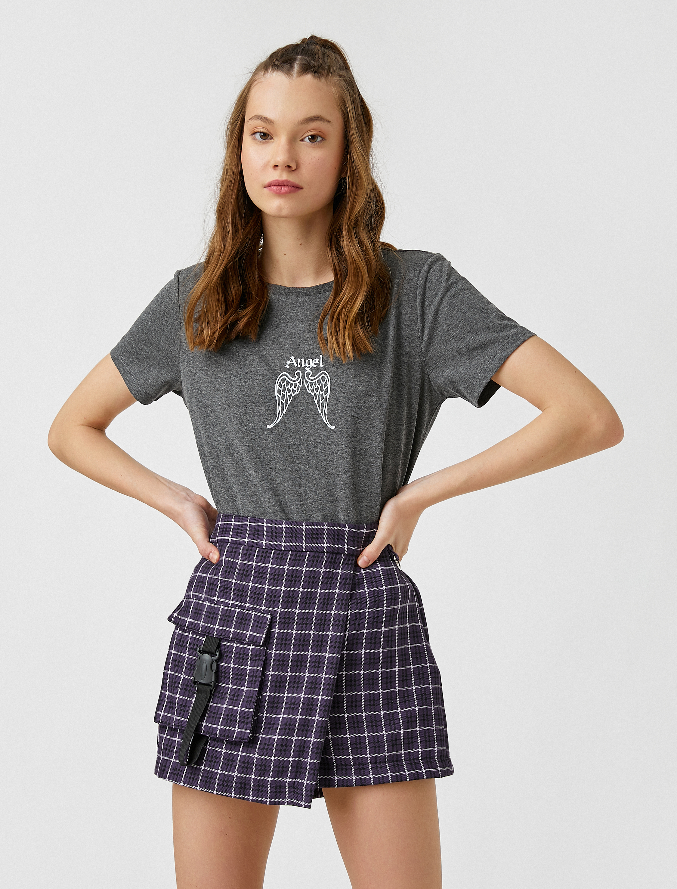   Baskılı Kısa Kollu Tişört