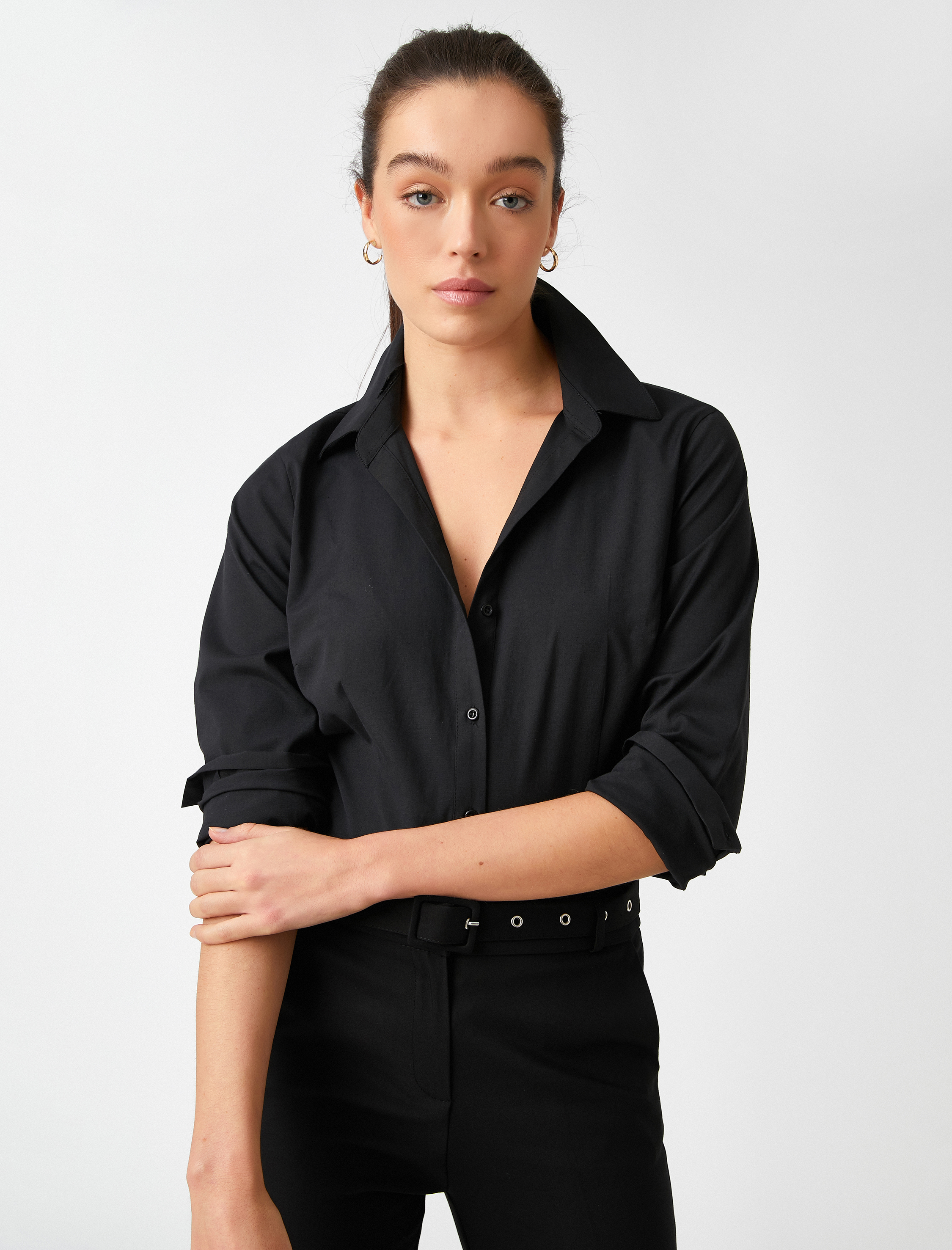   Uzun Kollu Basic Gömlek