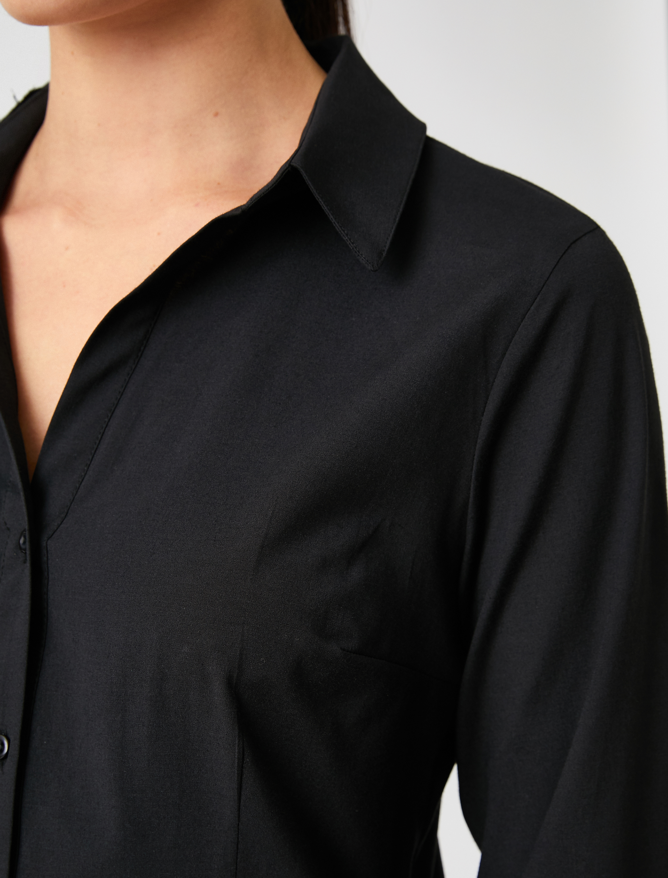   Uzun Kollu Basic Gömlek